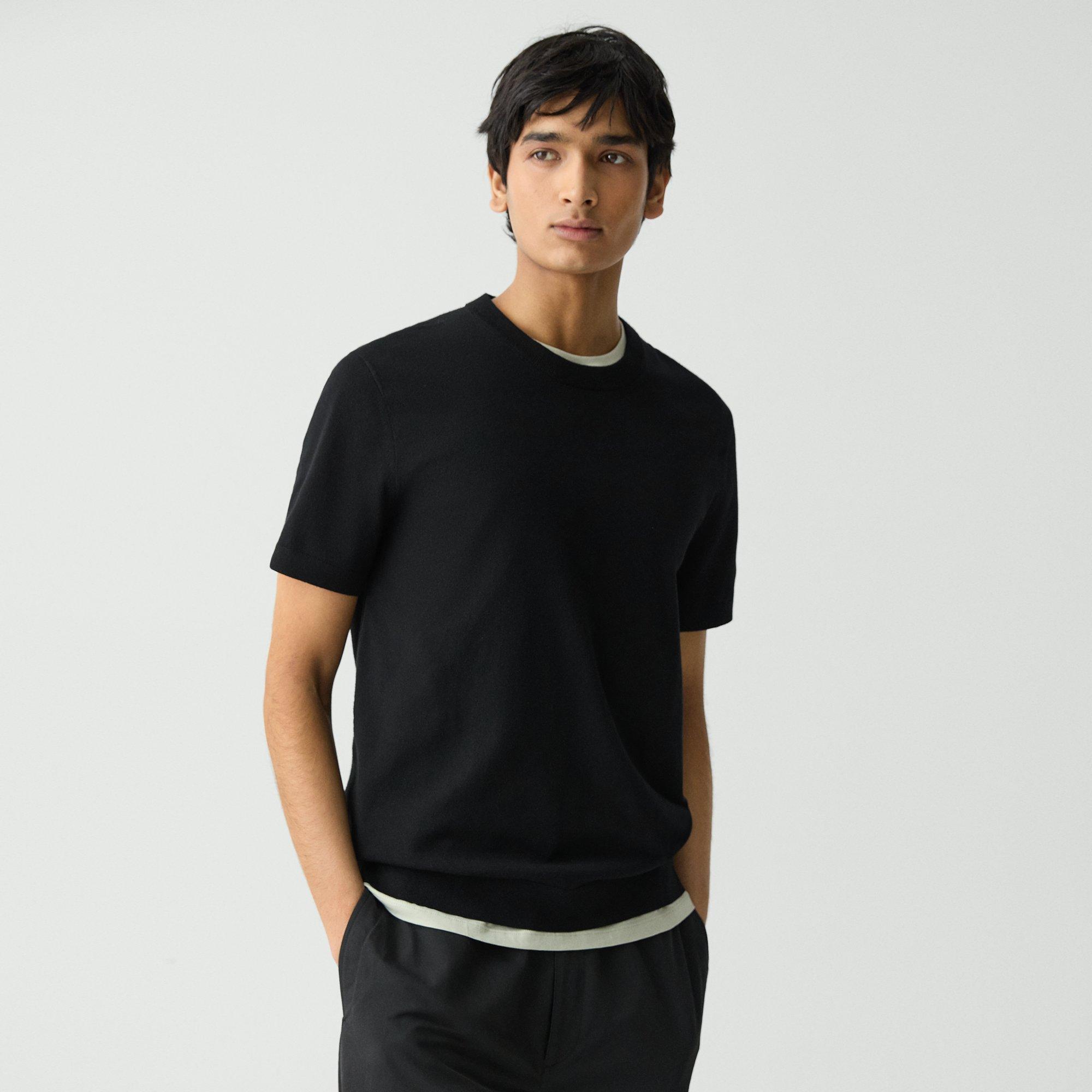 Theory Soris Tee In Light Bilen In Black