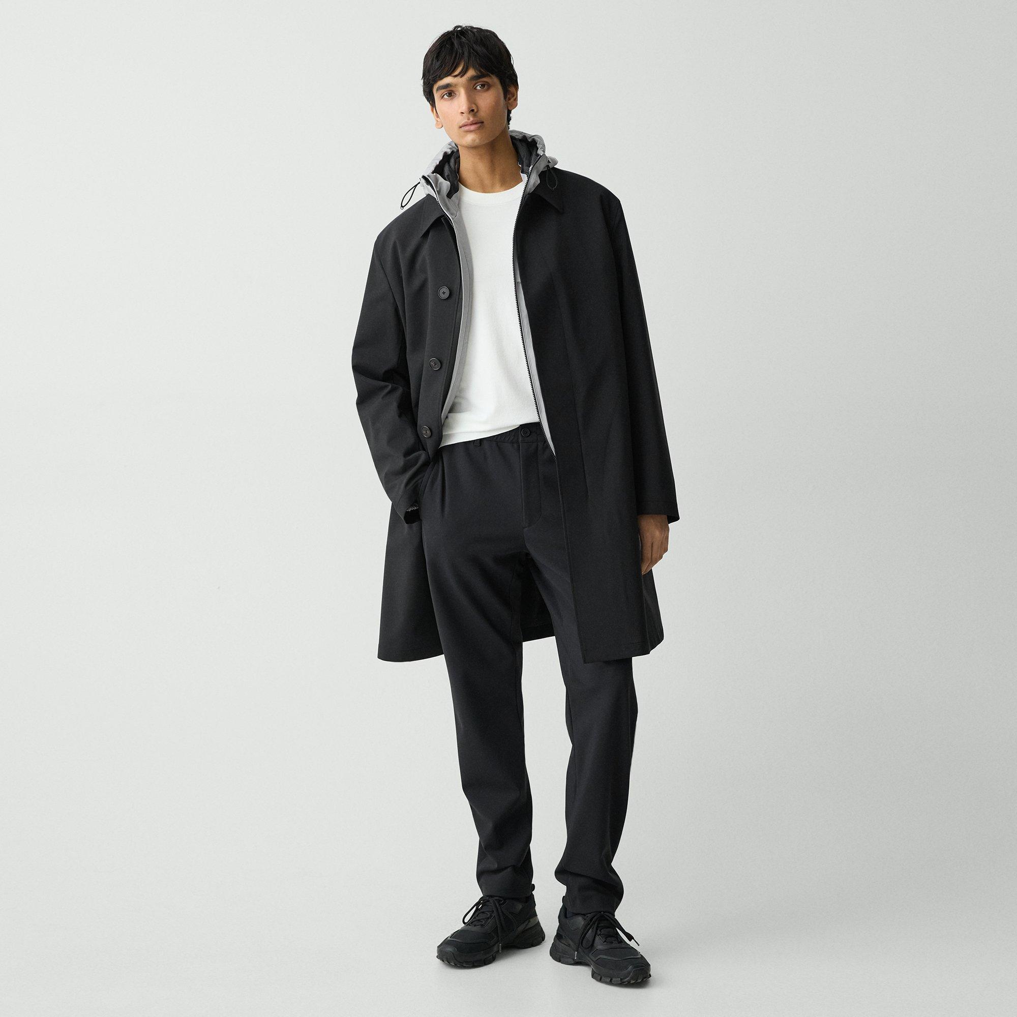 THEORY CURTIS DRAWSTRING PANT IN PRECISION PONTE 