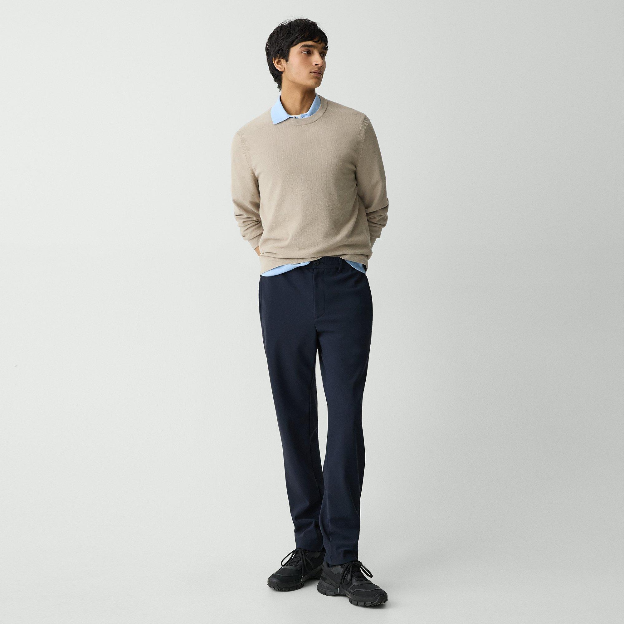 THEORY CURTIS DRAWSTRING PANT IN PRECISION PONTE 