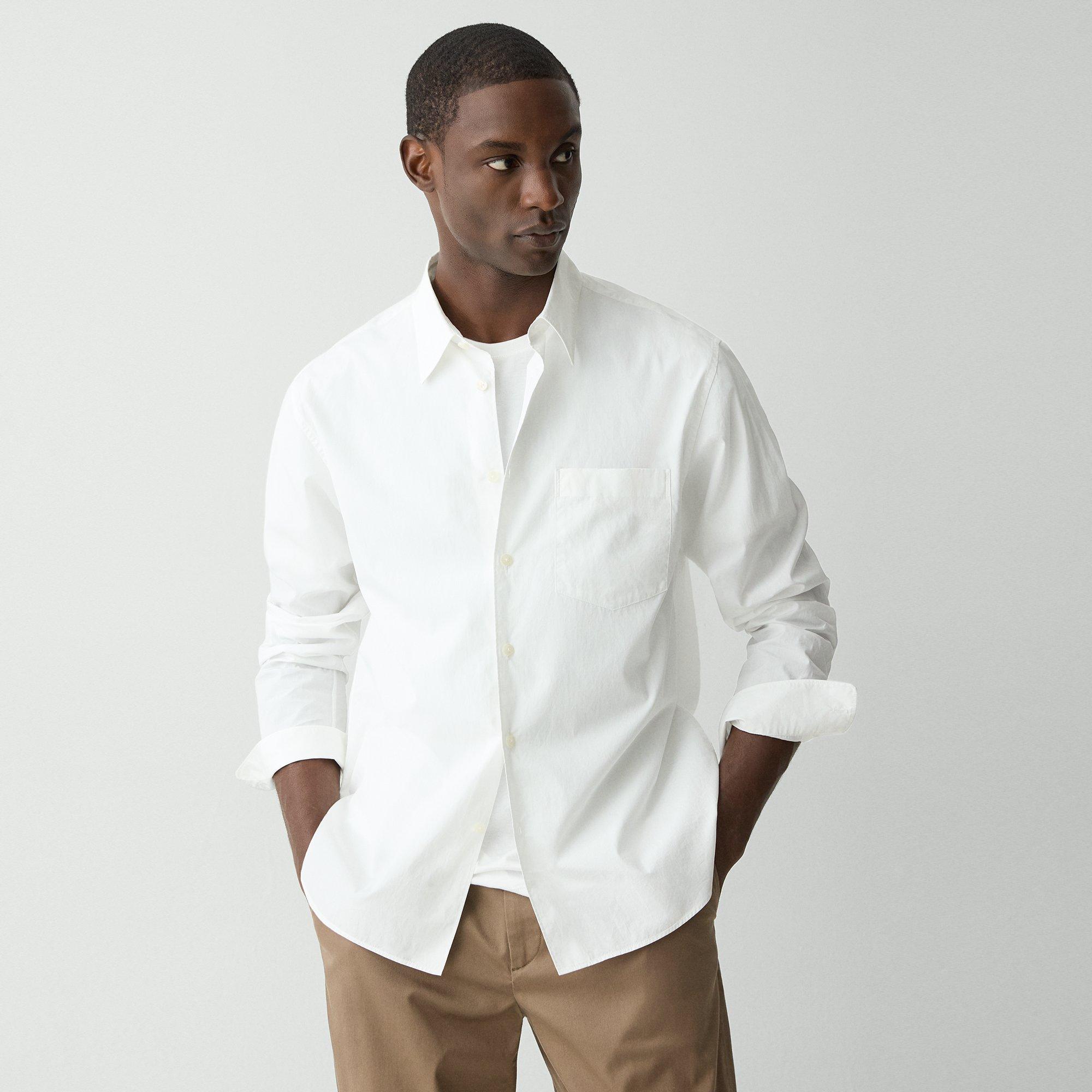 Theory Weekend Shirt In Cotton In White