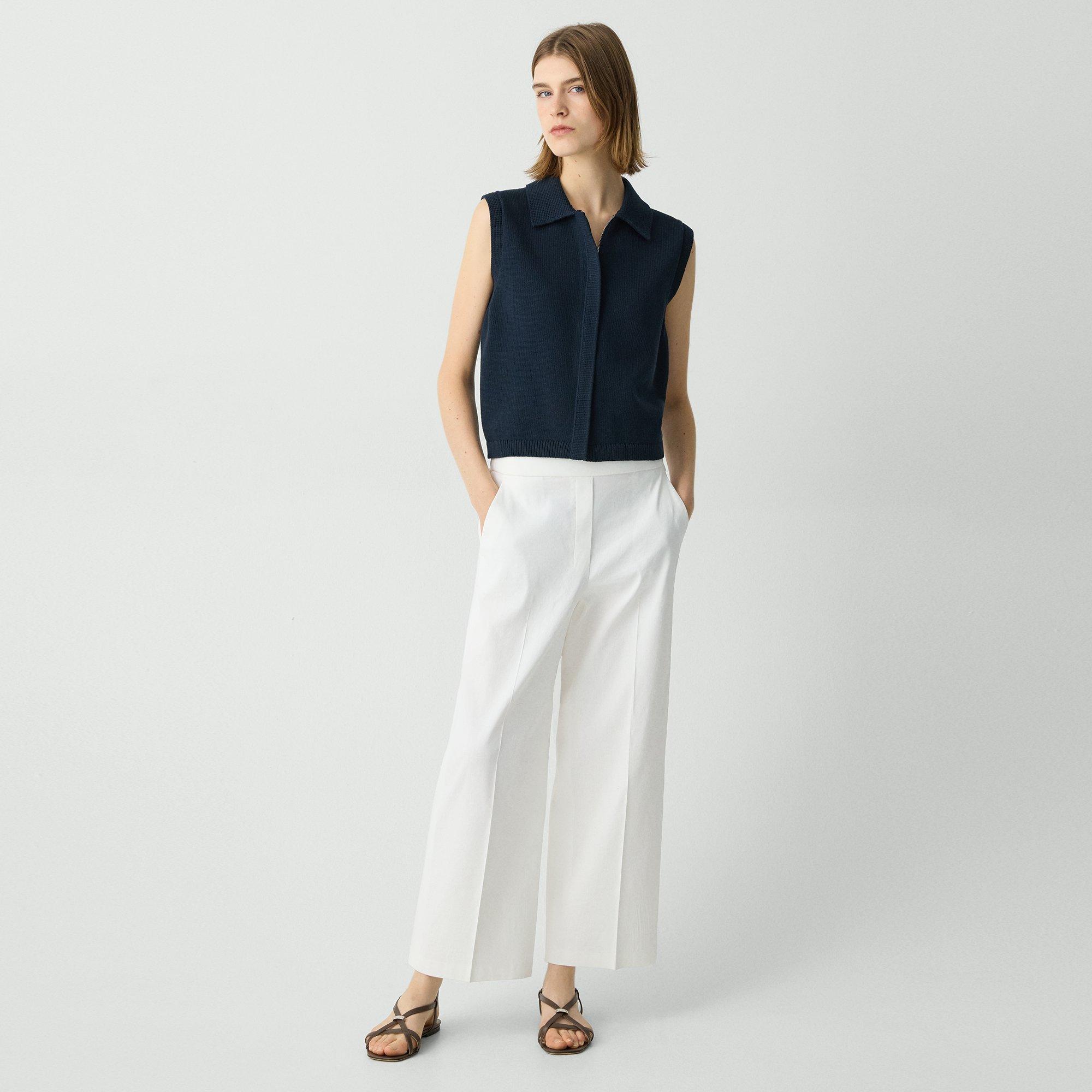 THEORY RELAXED PULL-ON PANT IN GOOD LINEN 