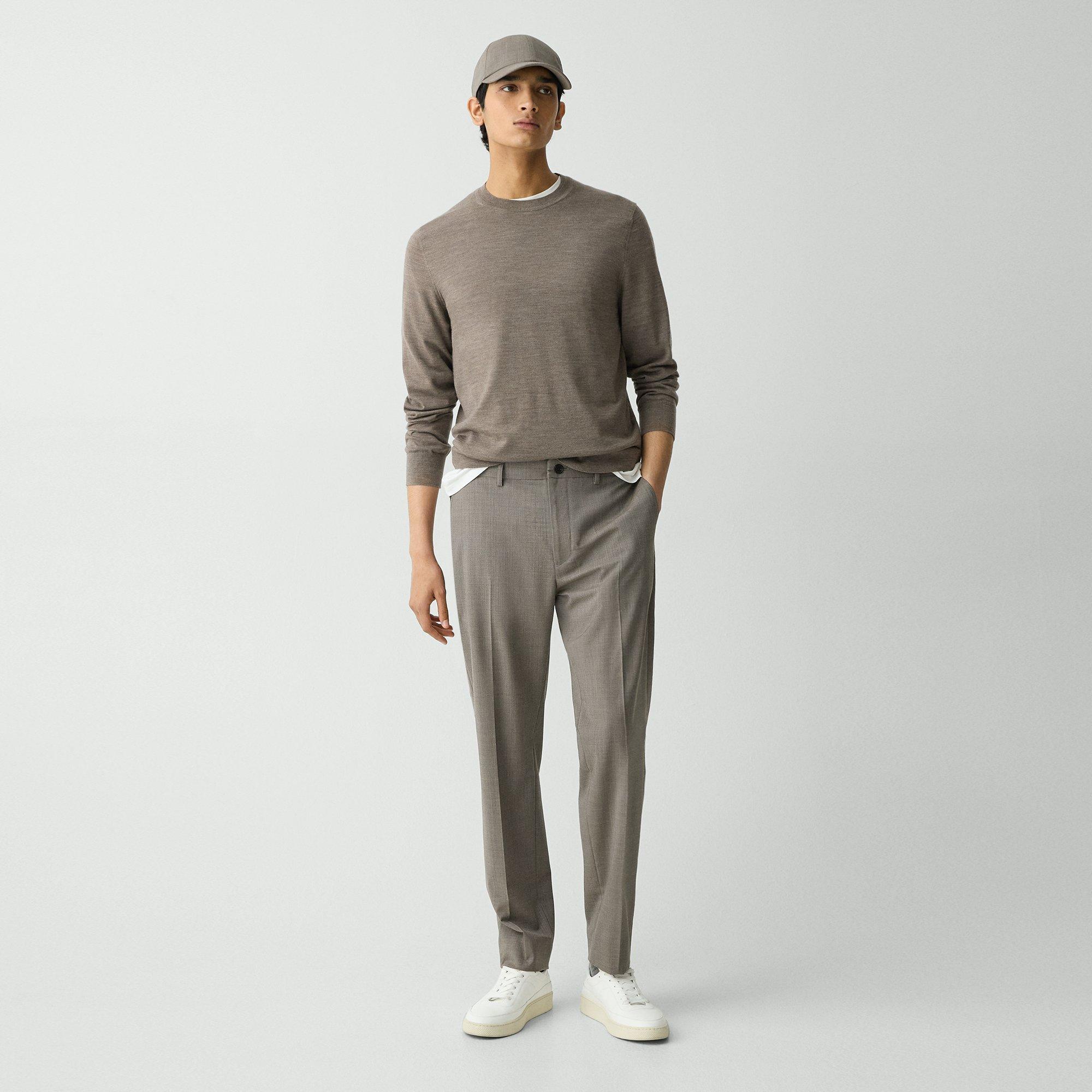 THEORY CURTIS DRAWSTRING PANT IN MOTION WOOL 