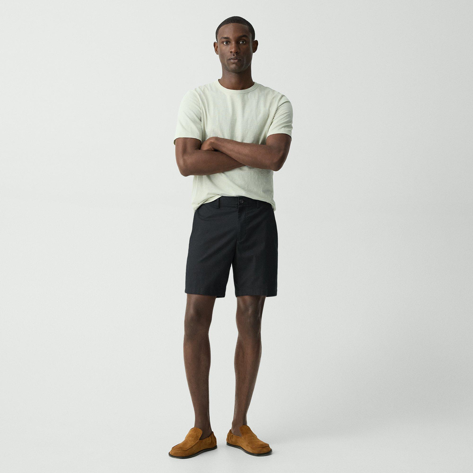THEORY ZAINE SHORT IN STRETCH COTTON