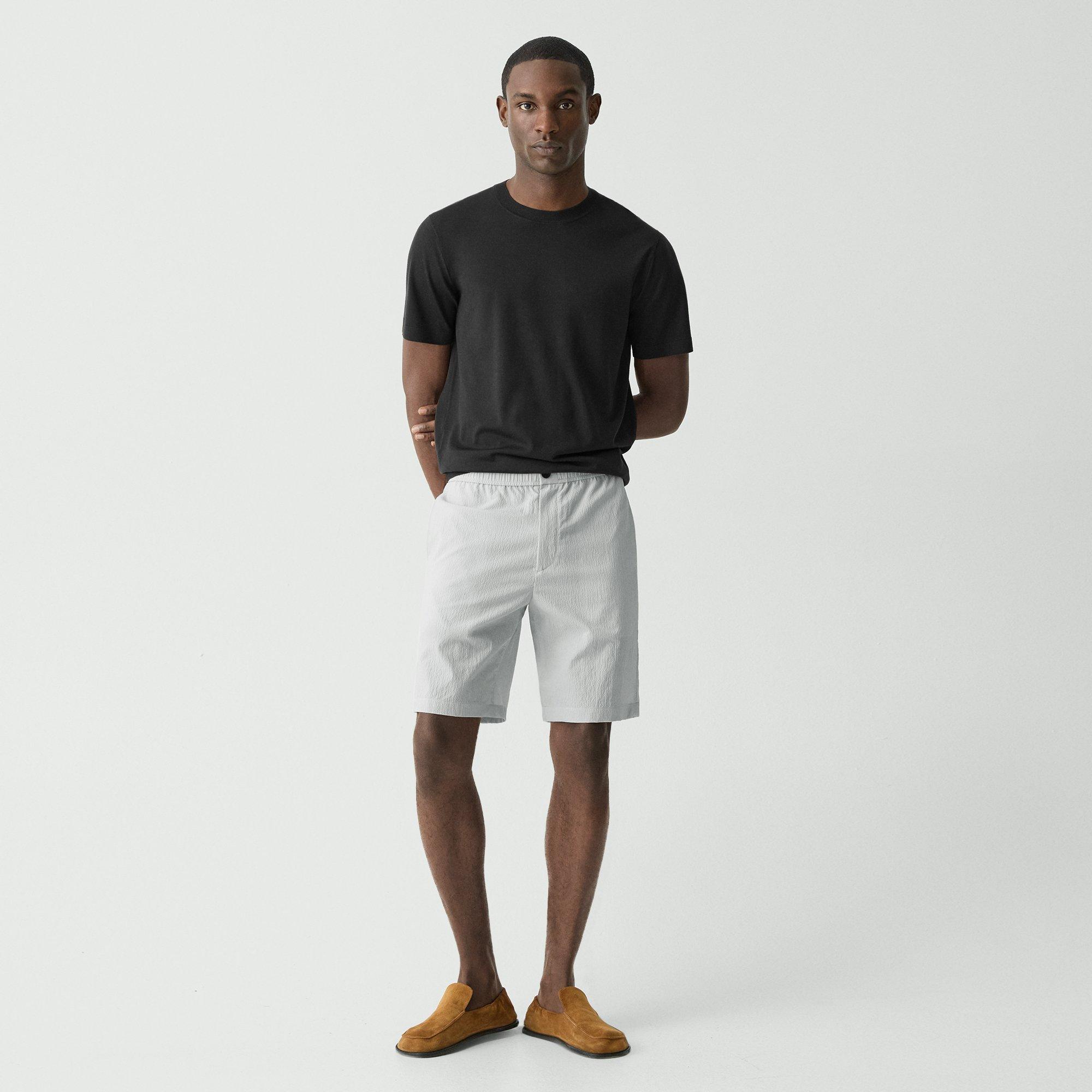 THEORY CURTIS DRAWSTRING SHORT IN KELSO NYLON 