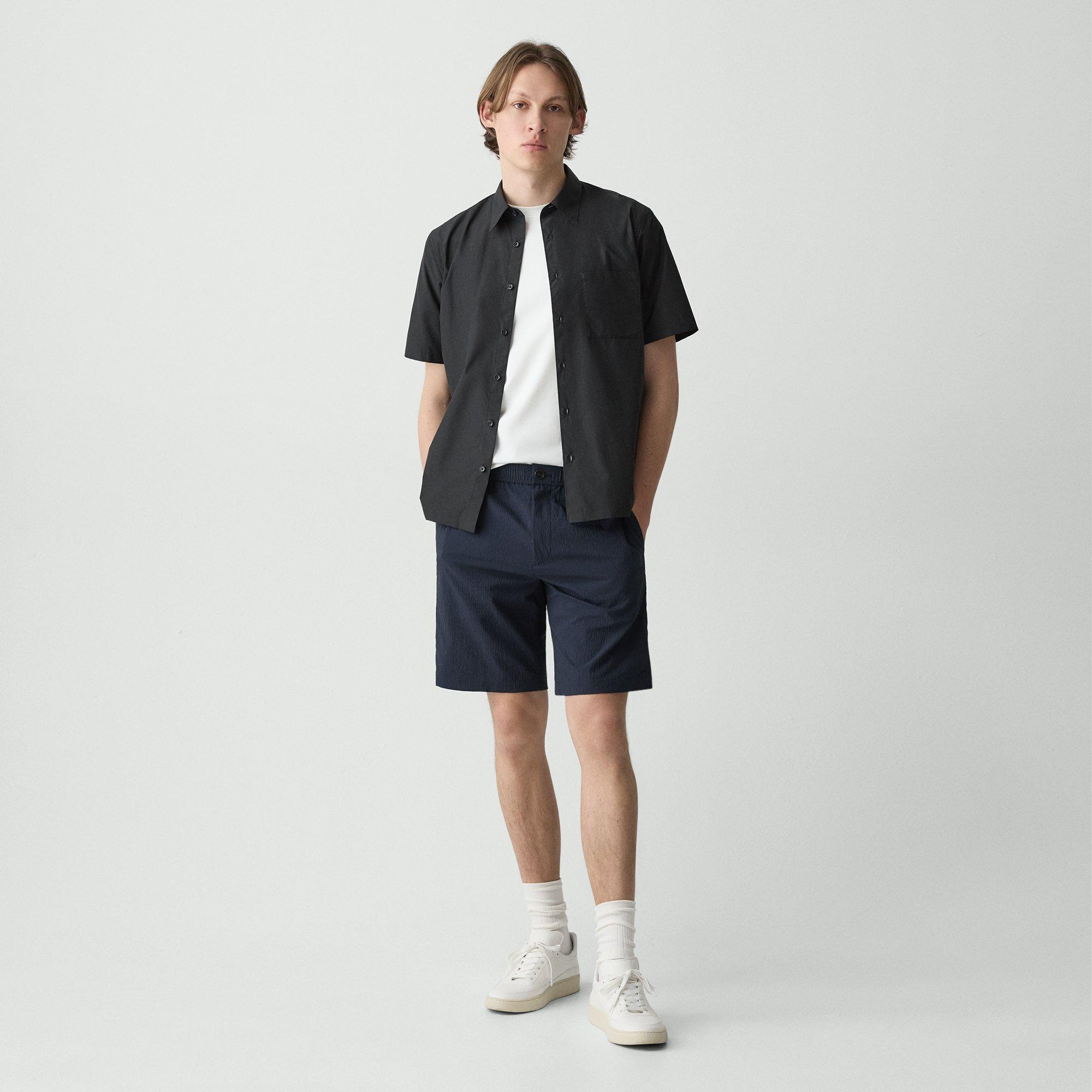 THEORY CURTIS DRAWSTRING SHORT IN KELSO NYLON 