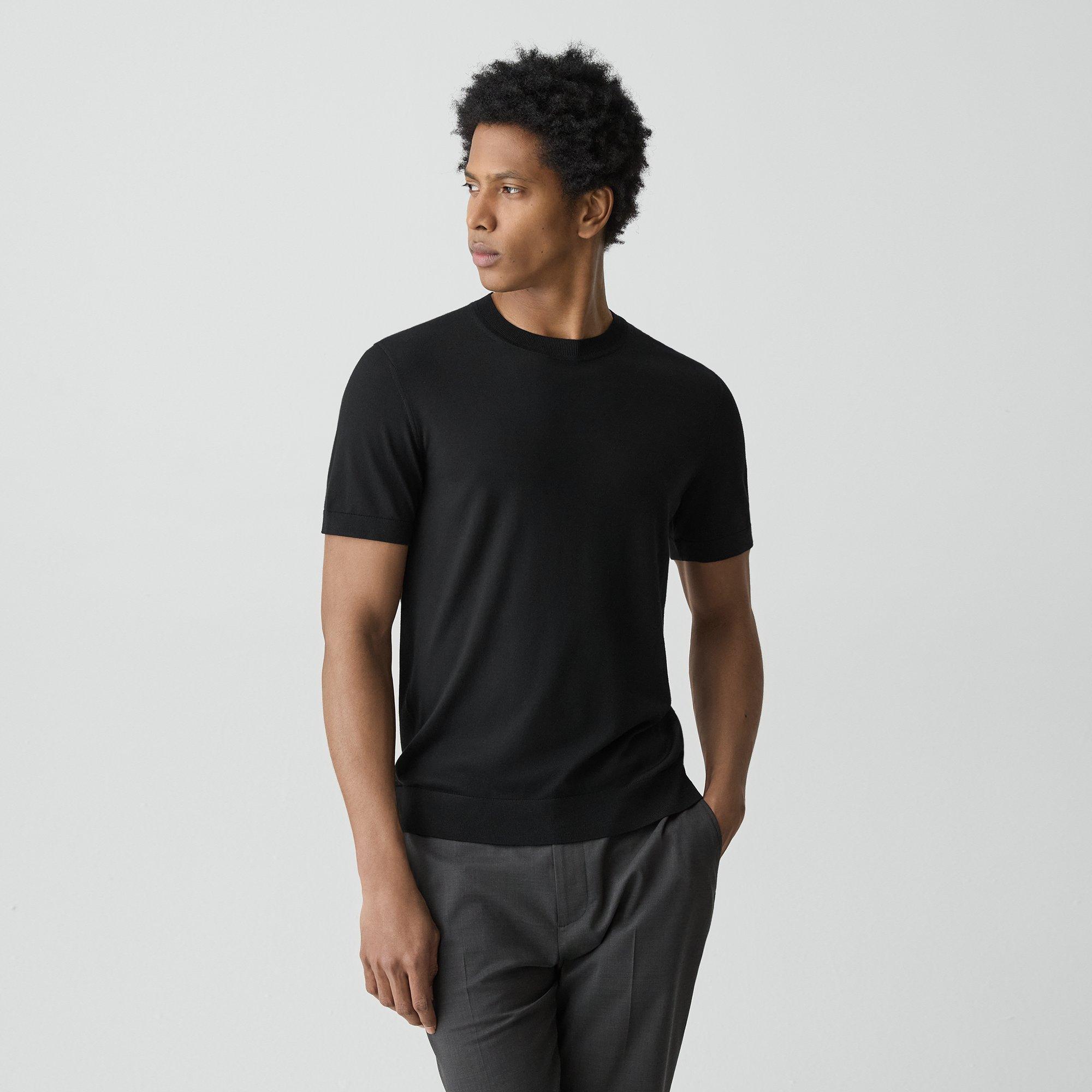 Theory Soris Tee In Regal Wool In Blue