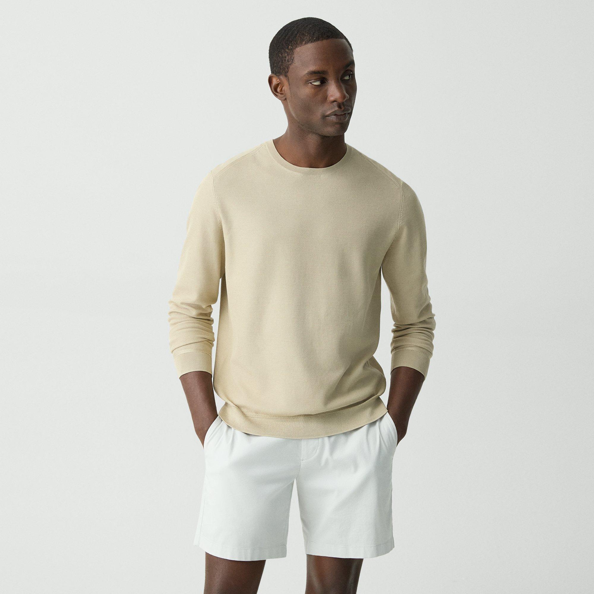 Theory Crewneck Sweatshirt In Silk-cotton