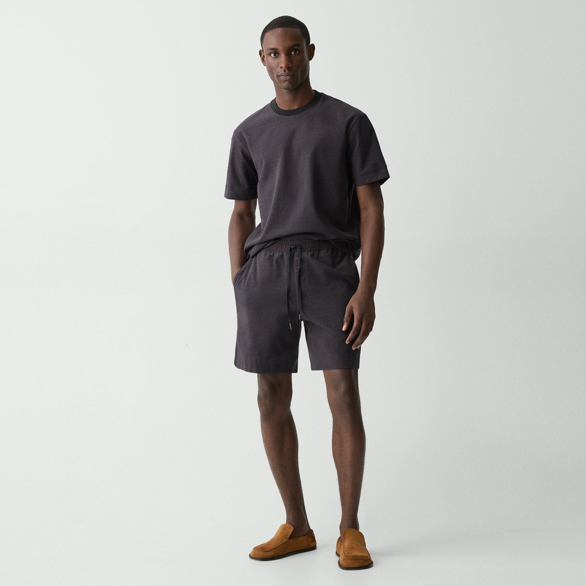 Theory Drawstring Short In Terry Cotton