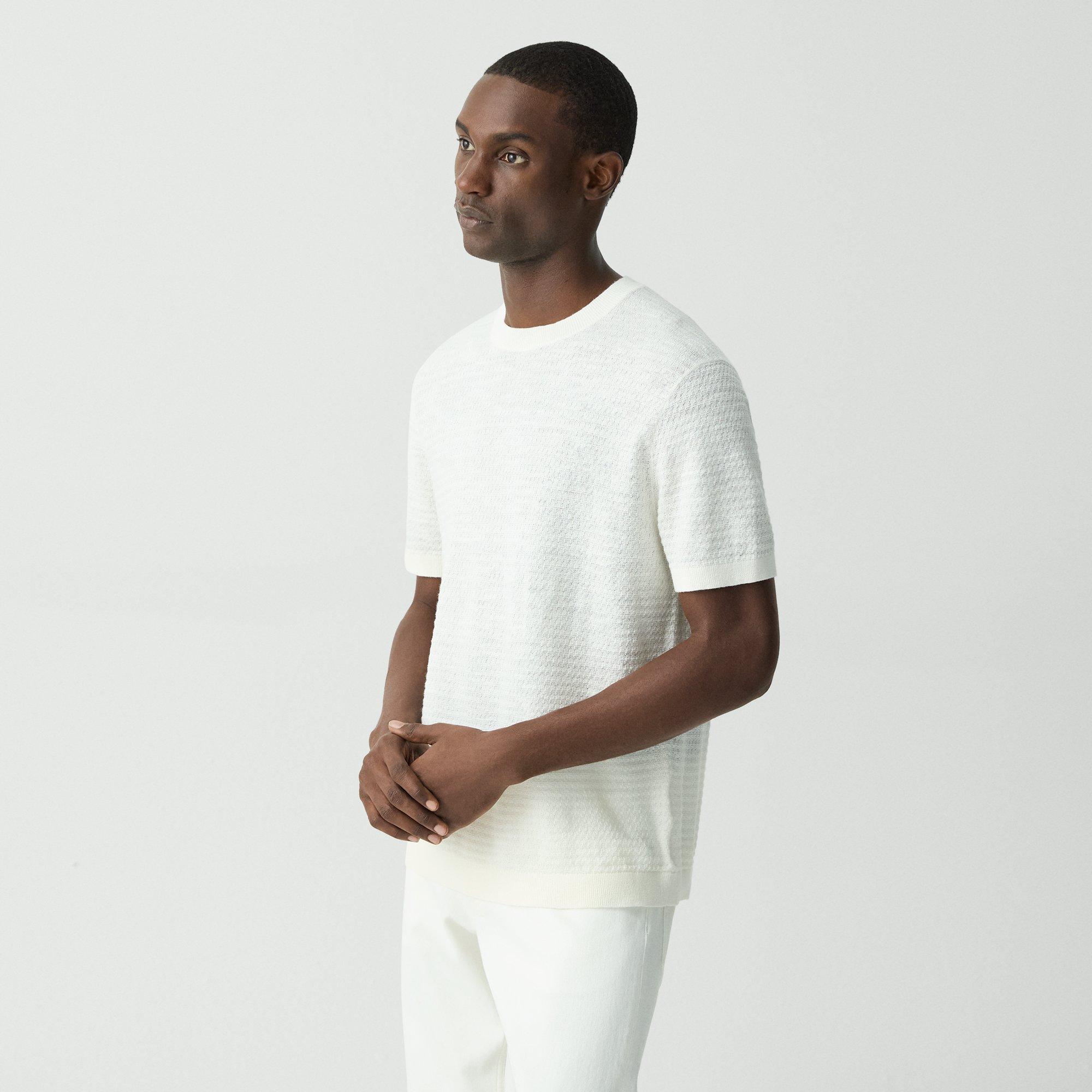 Theory Kolben Tee In Pacific Linen