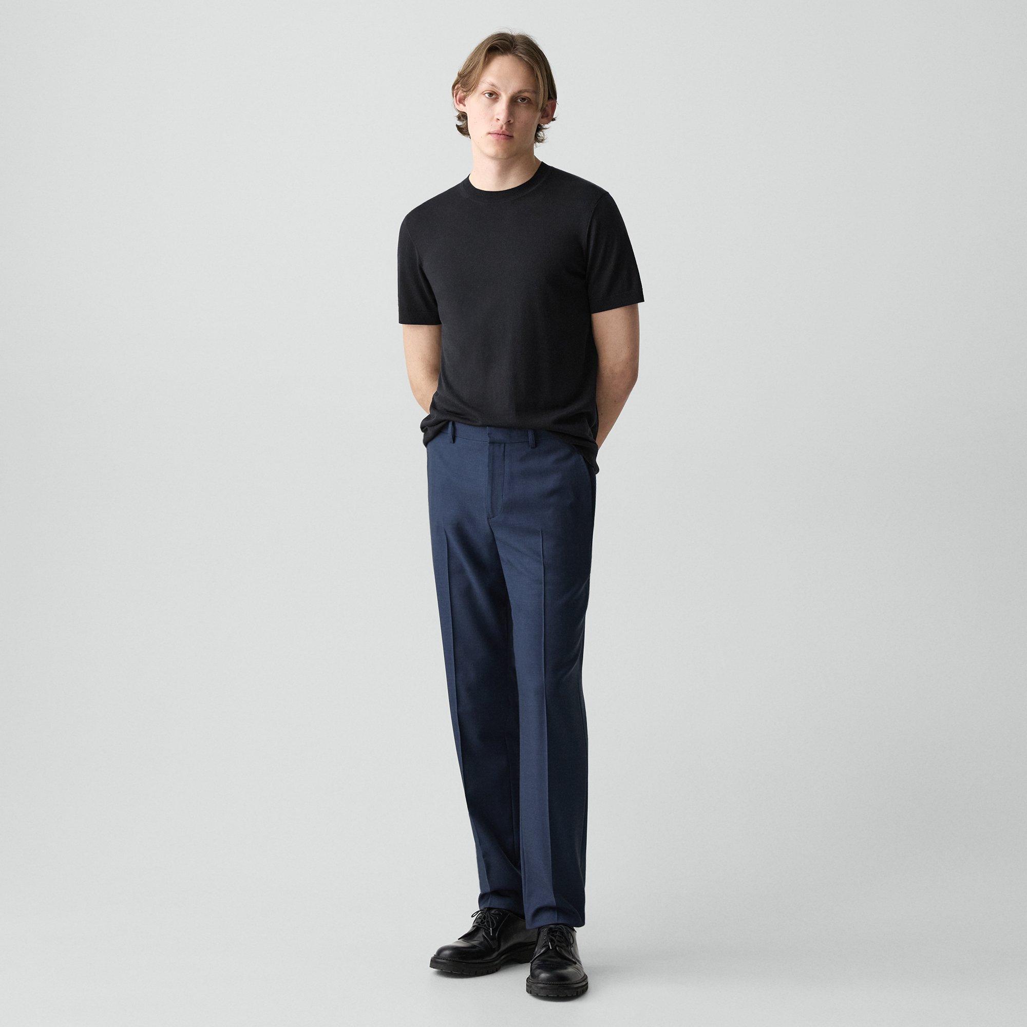 Theory Standard Pant In Sartorial Wool In Blue