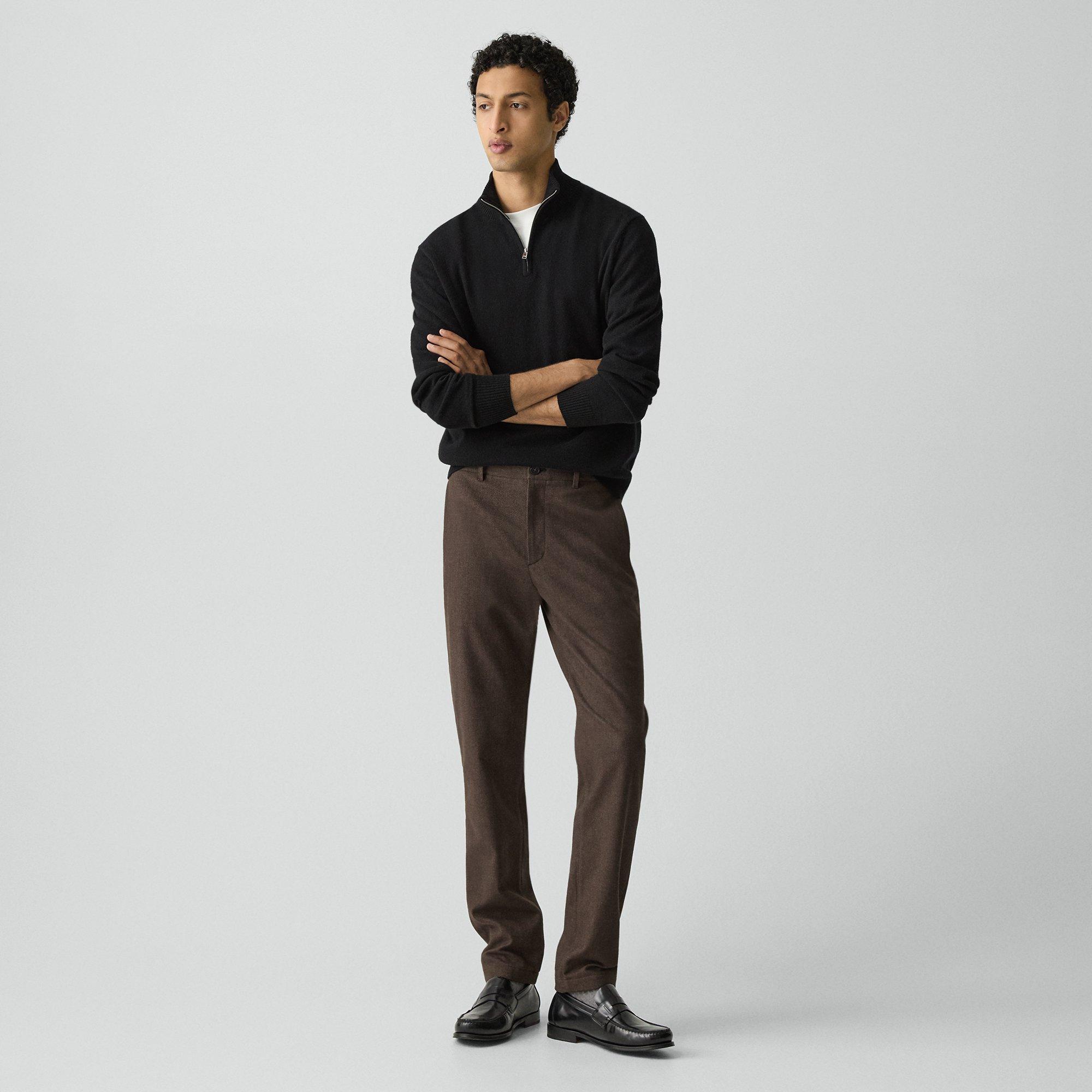Theory Zaine Pant In Mercer Twill In Black