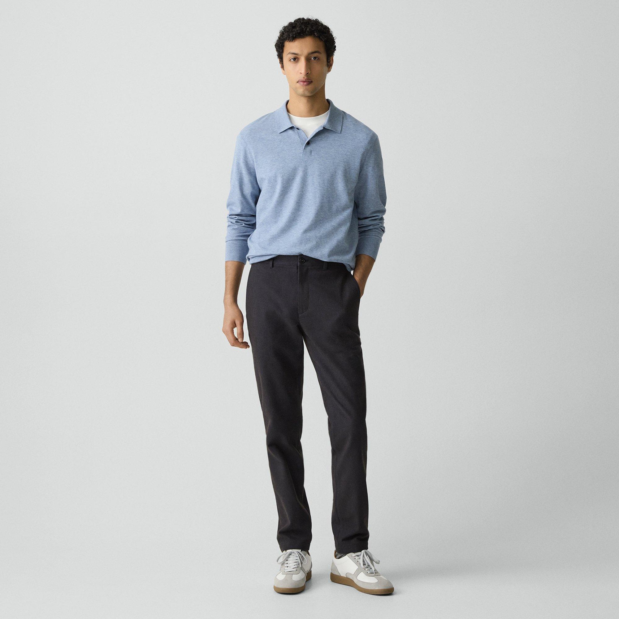 Theory Zaine Pant In Mercer Twill In Blue