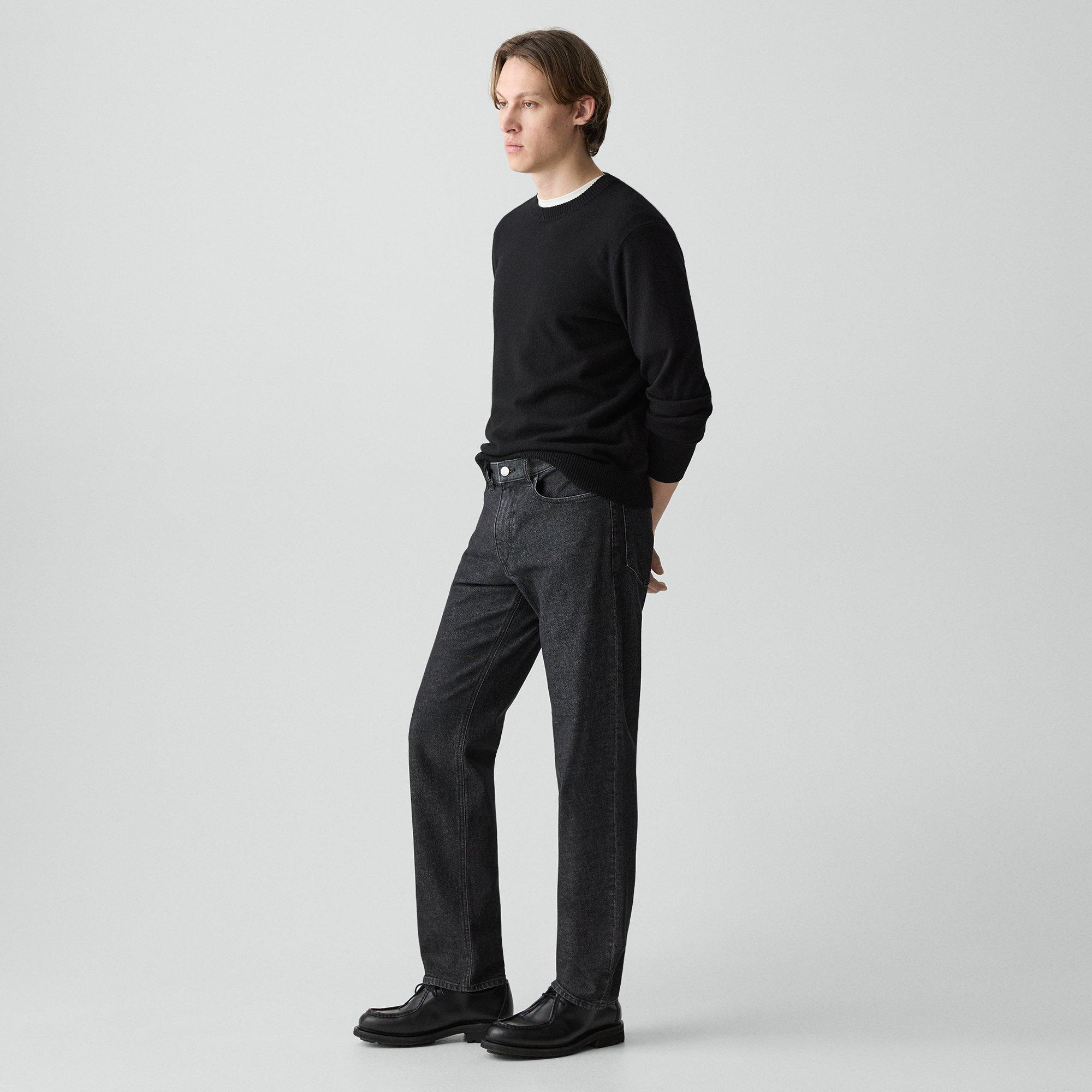 Theory Standard Jean In Dark Denim In Black
