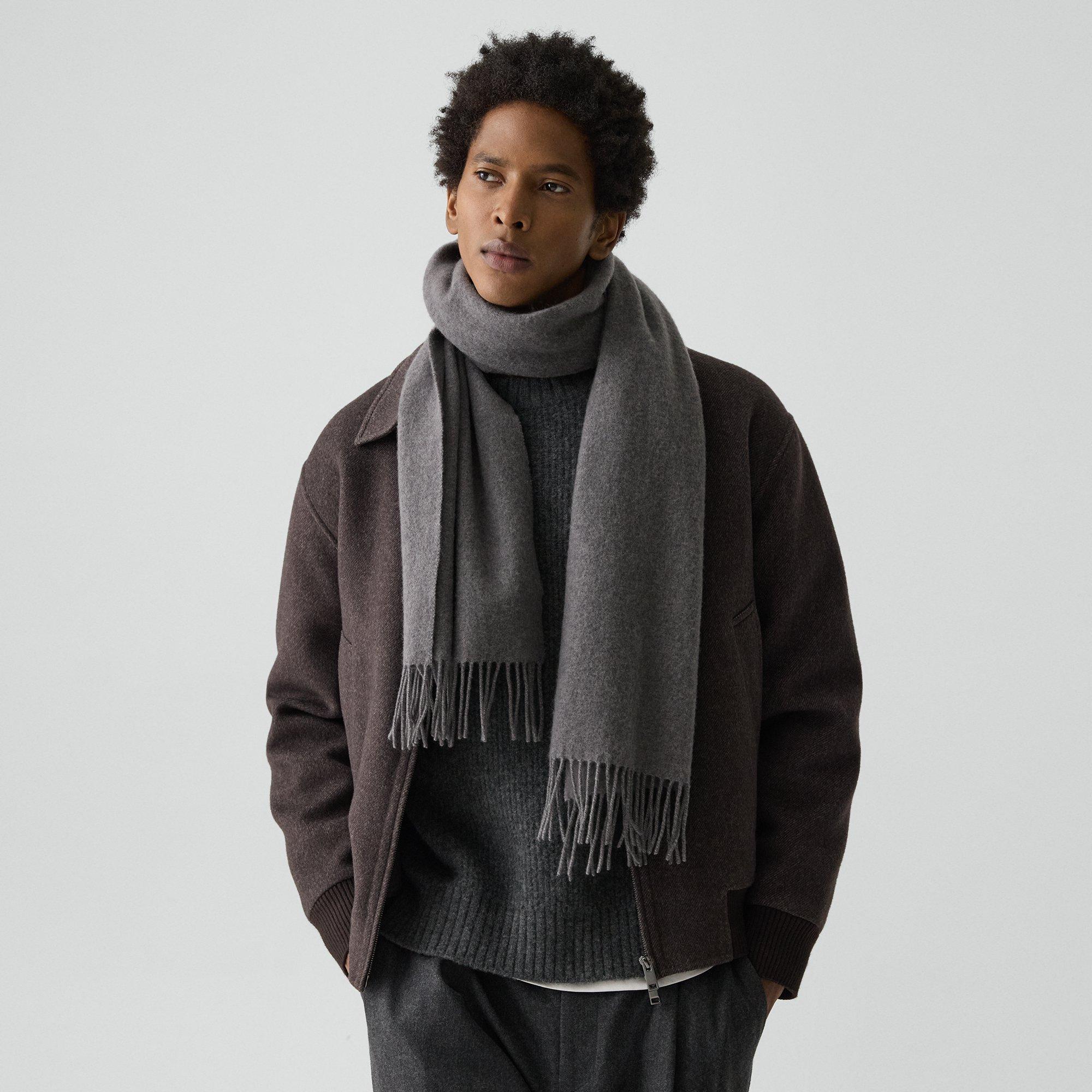 Theory Scarf In Plush Cashmere In Multi