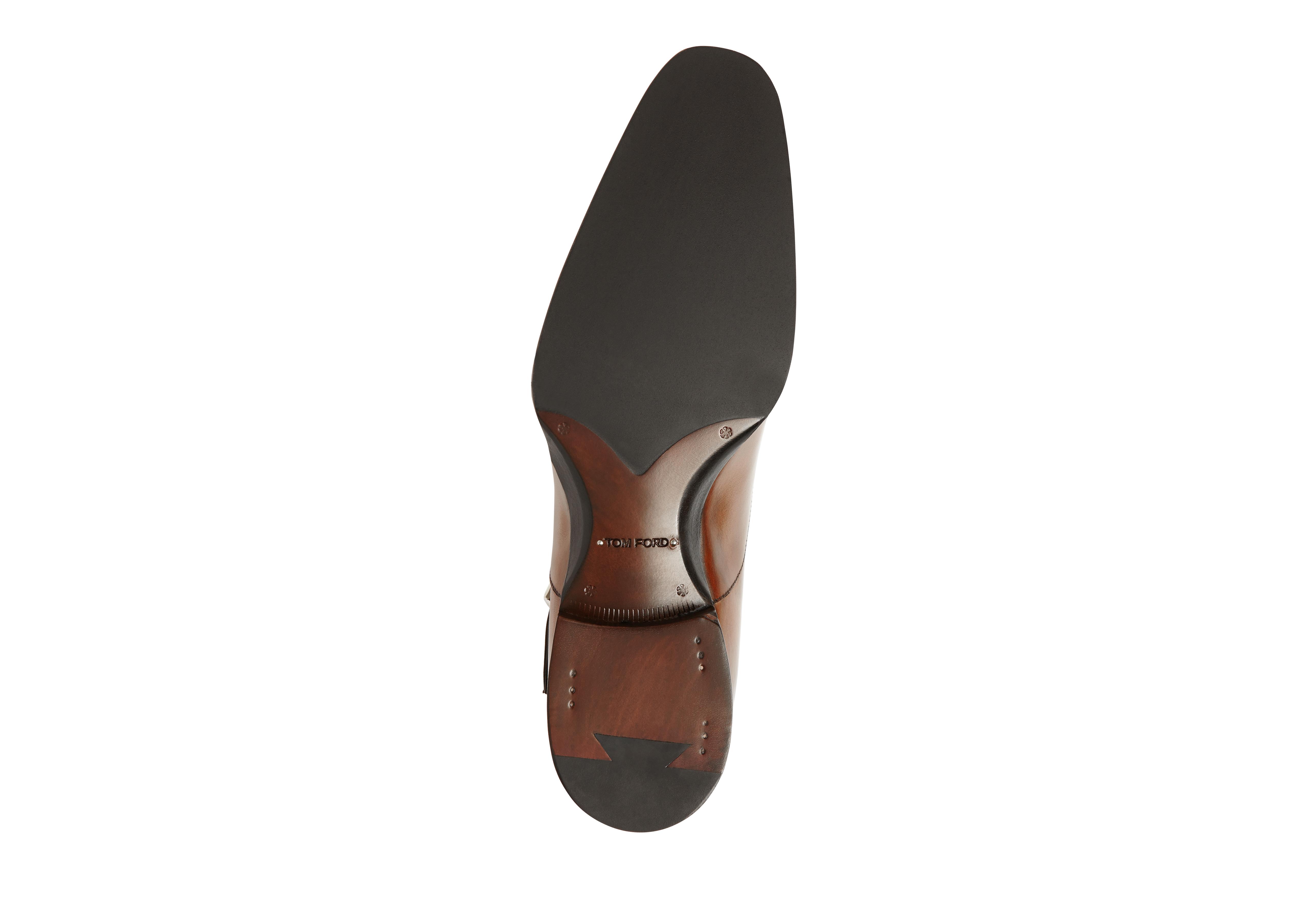 Edward Burnished Leather Brogue Monkstrap