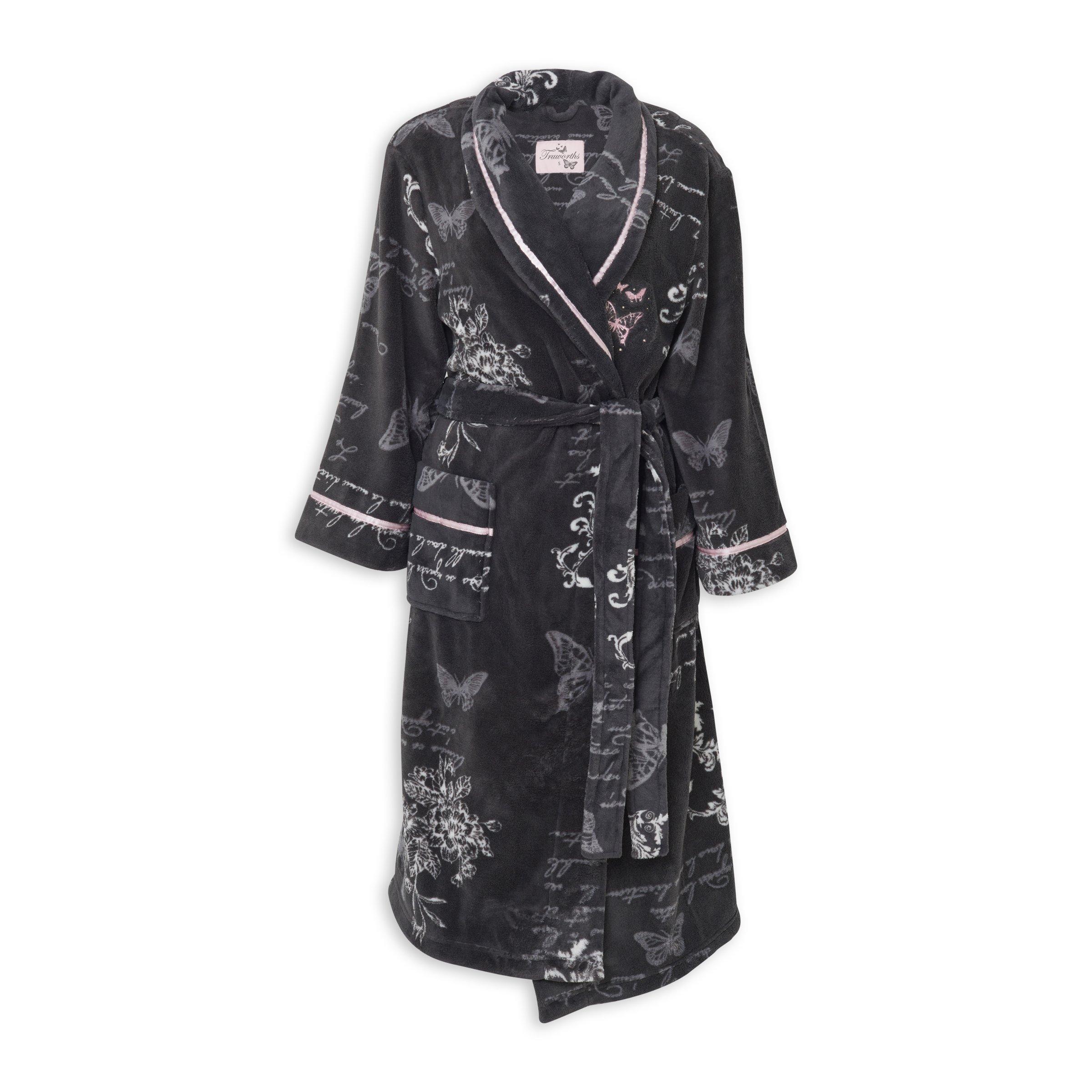 Grey Printed Nightgown 3011784 Truworths