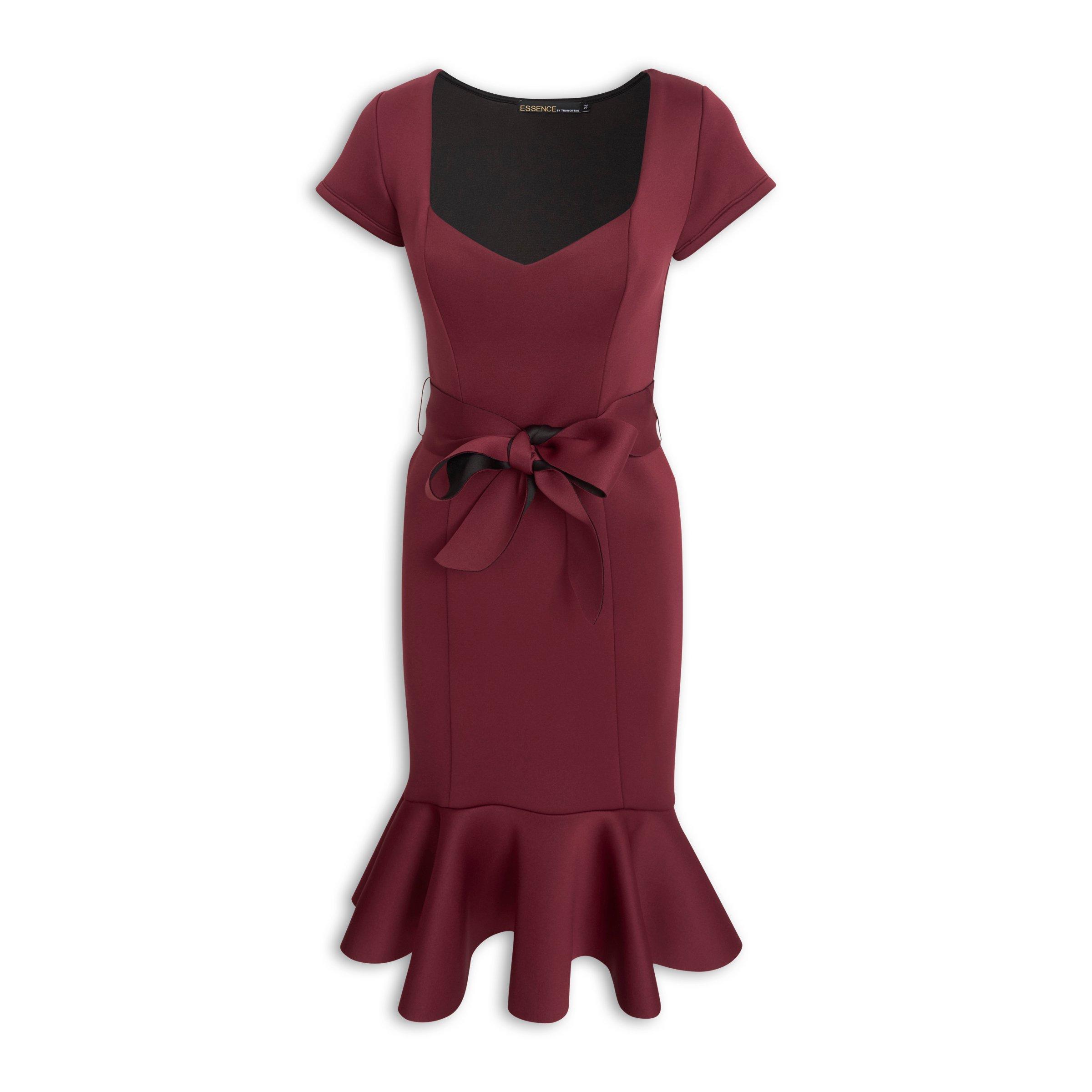 Maroon dress at truworths sale