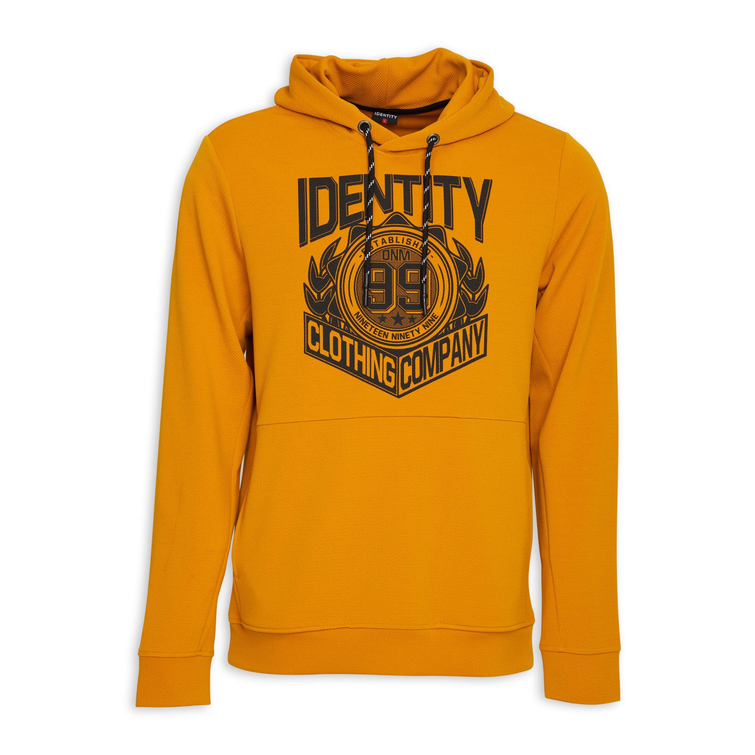 Baggy yellow sweatshirt best sale