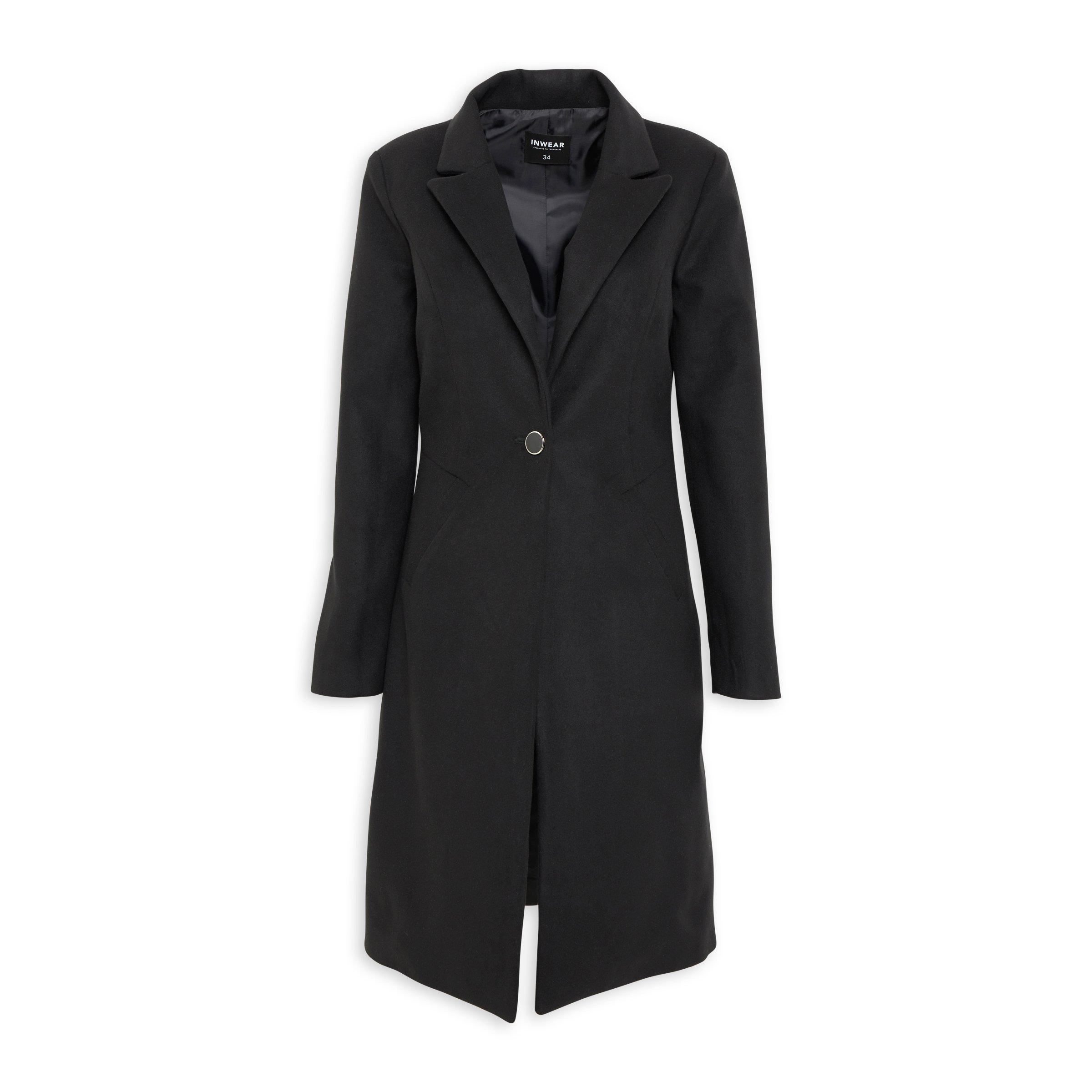 Black Fitted Coat (3016337) Inwear