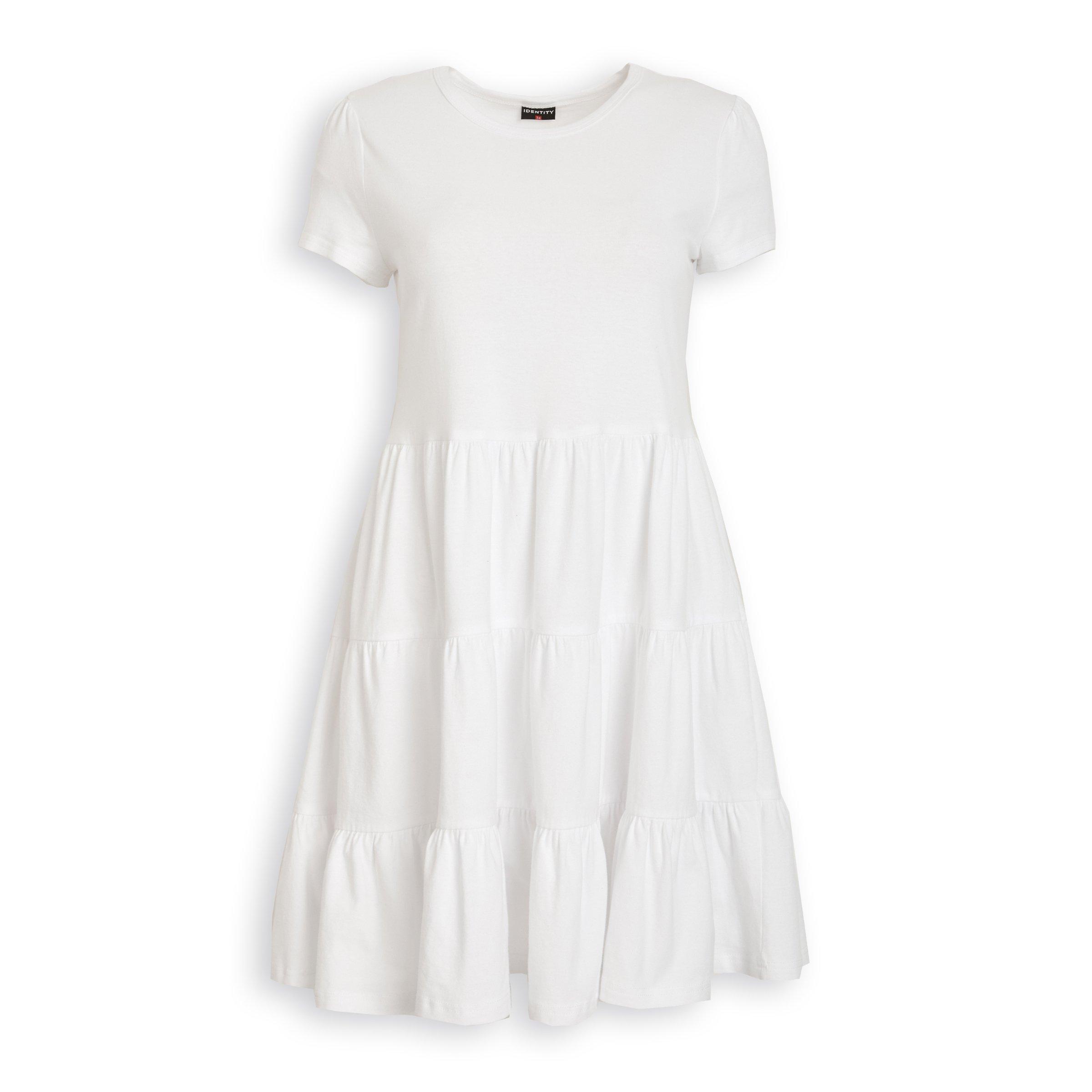 White Tiered Dress