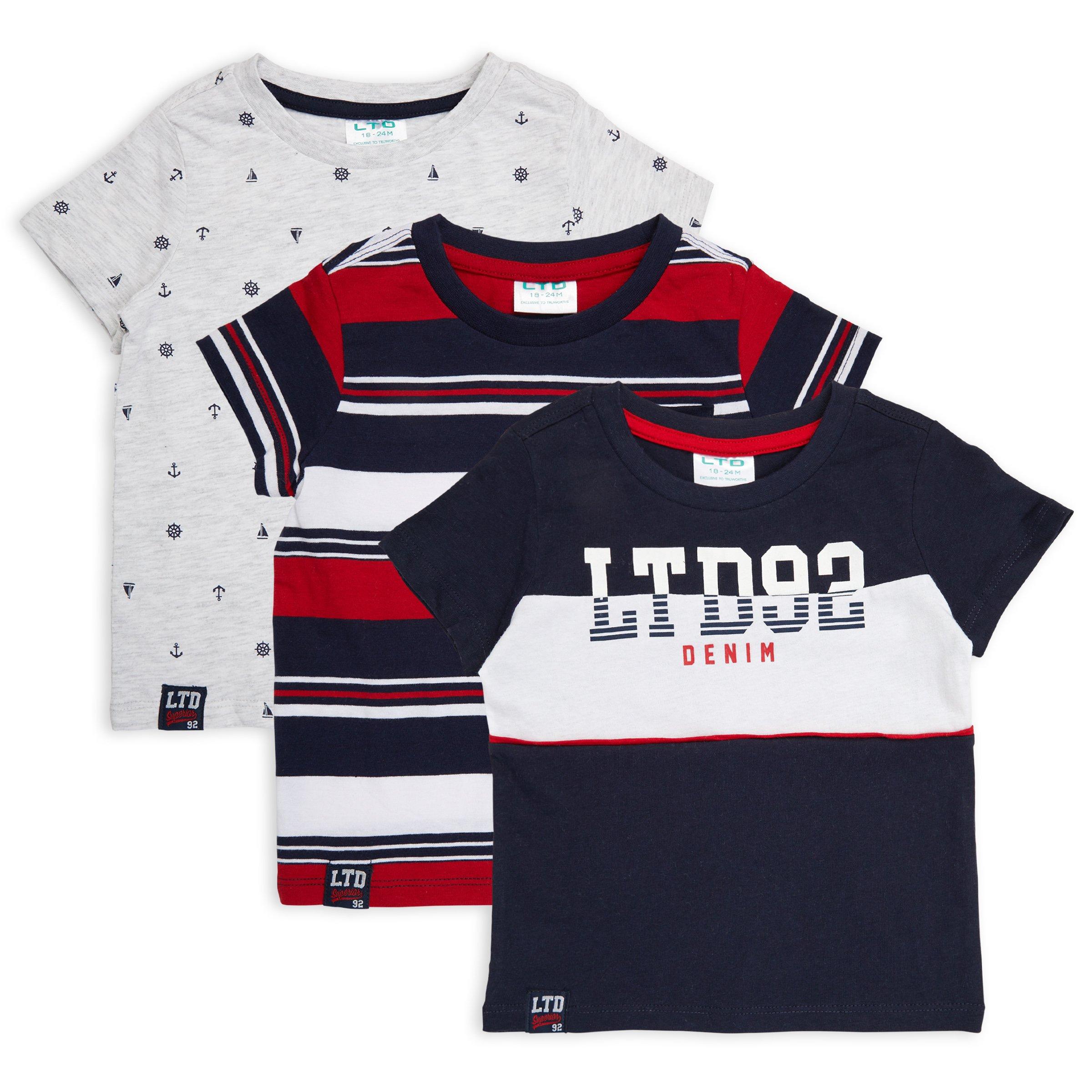 3pack Baby Girl Tee (3028444) LTD Kids