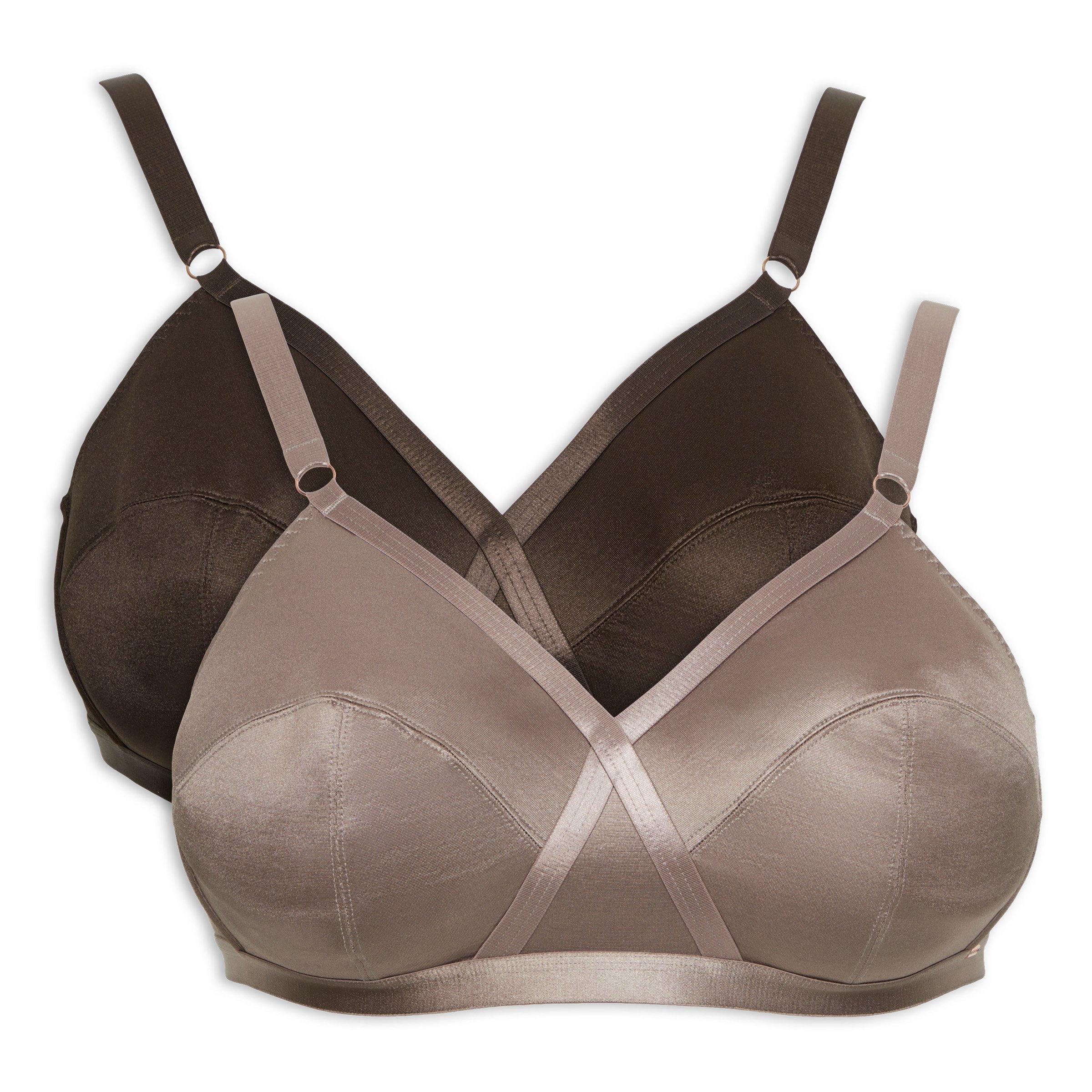 2pack NonWire Bra (3037409) Truworths