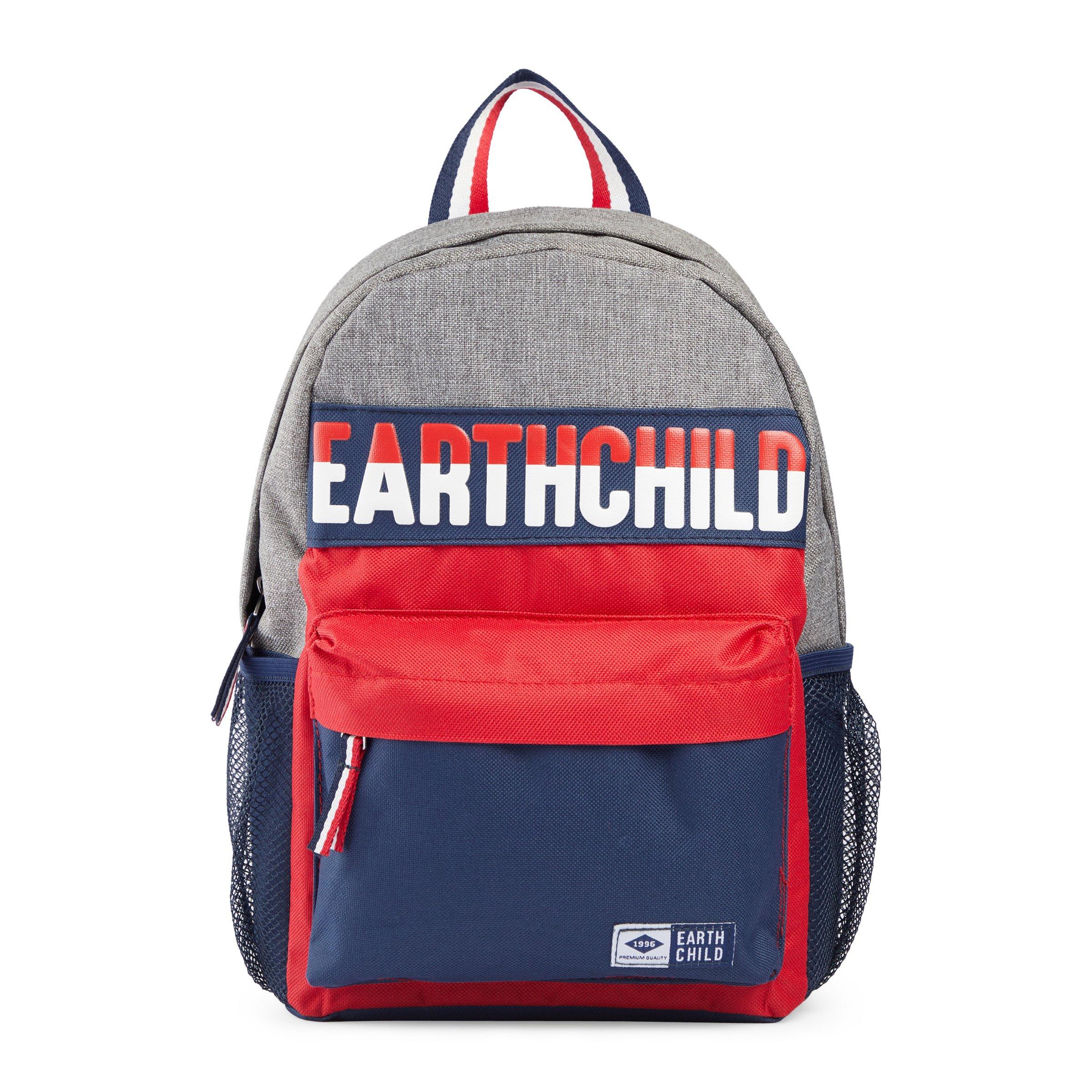 Red Blocked Backpack