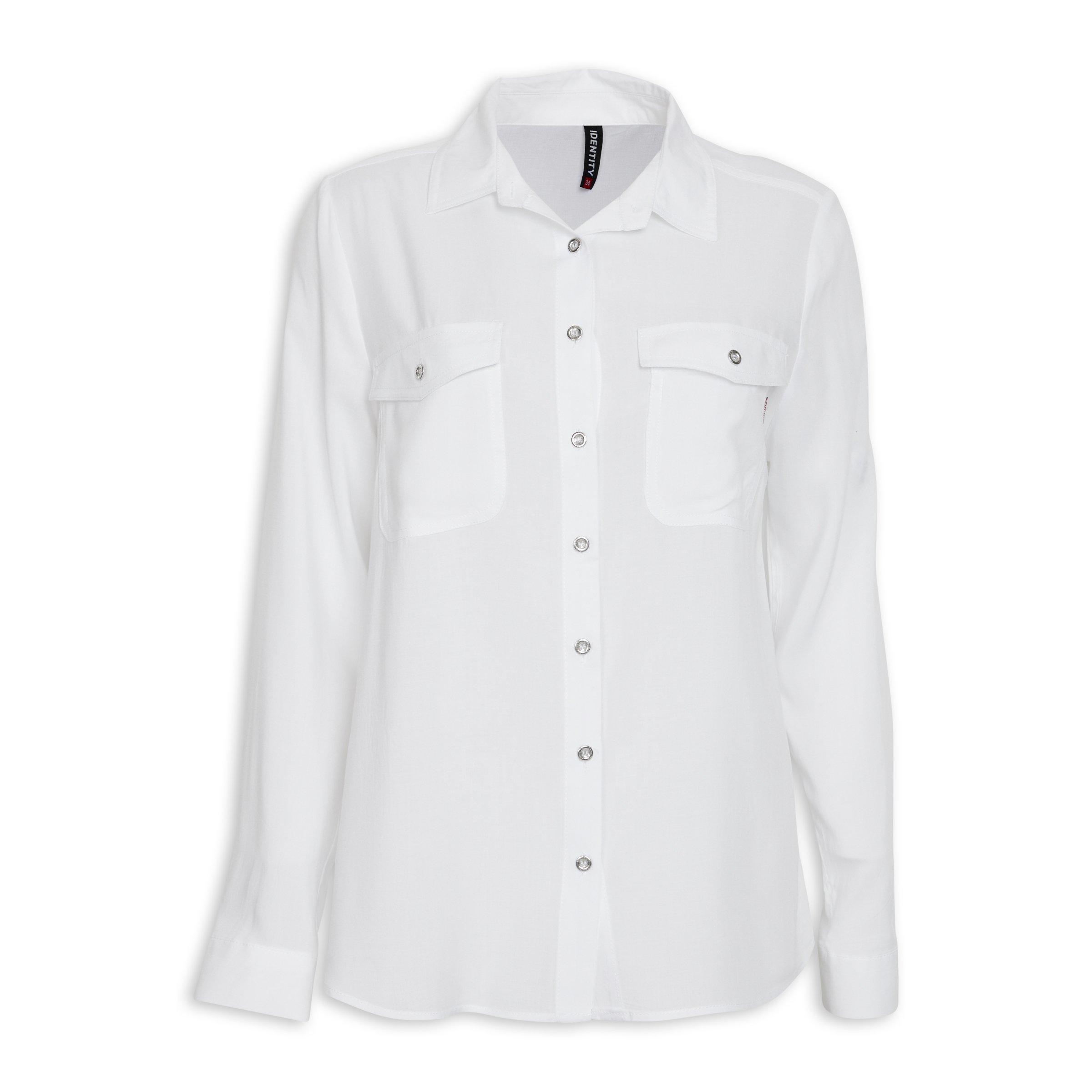 White Relaxed Shirt (3052315) | Identity