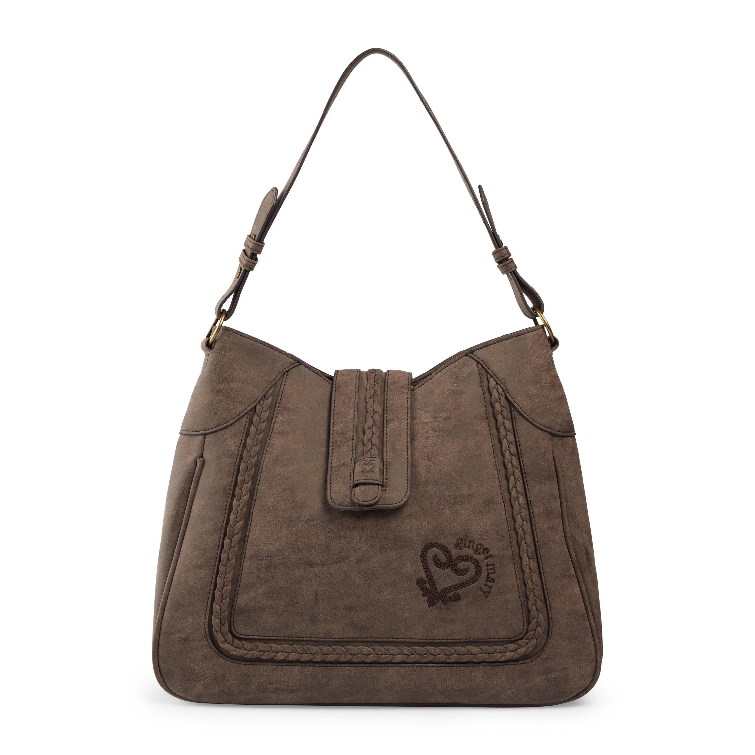 Merci Marie brown leather hobo purse  Brown leather hobo, Brown leather bag,  Leather hobo