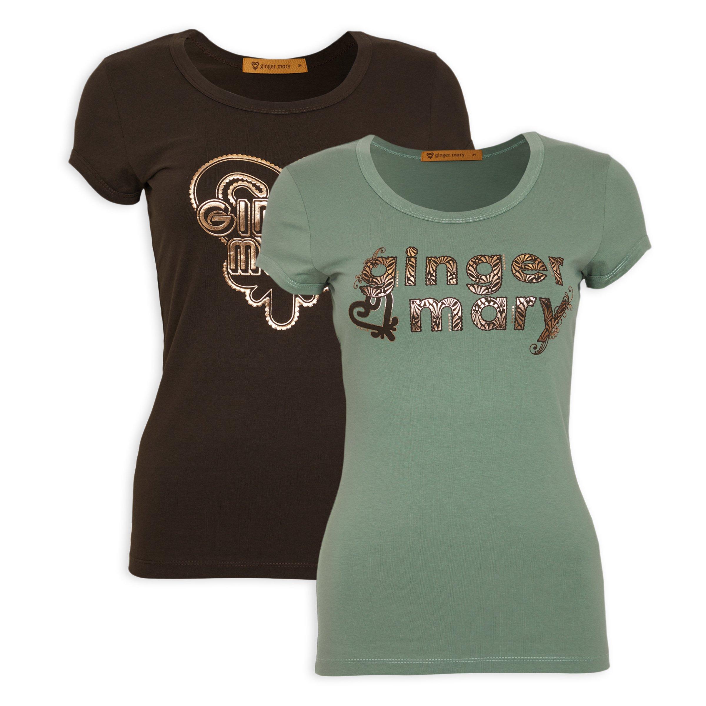 Ginger Mary 2-pack Fitted Tee (3055285) | Truworths.co.za