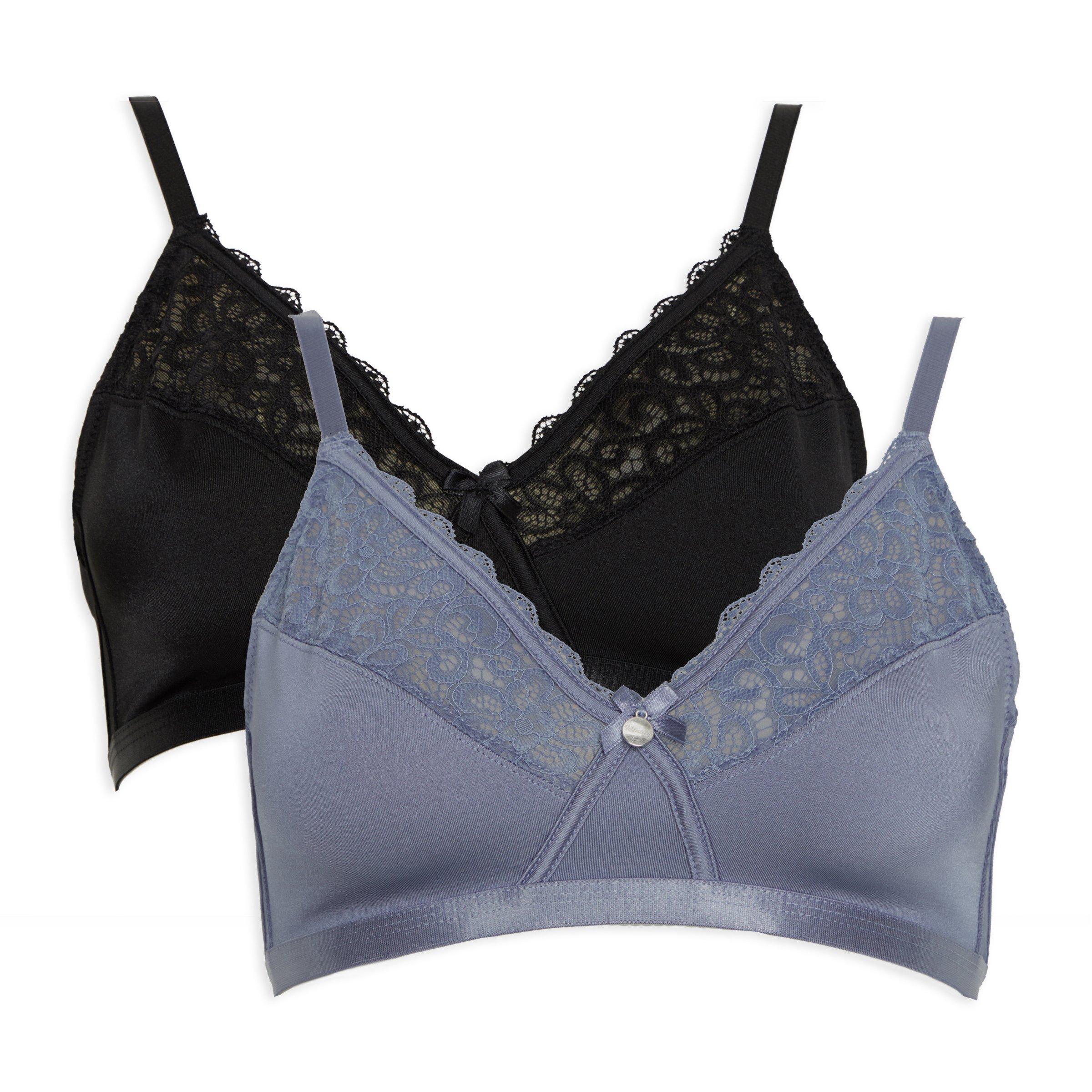 2pack Non Padded Bras (3055550) Identity