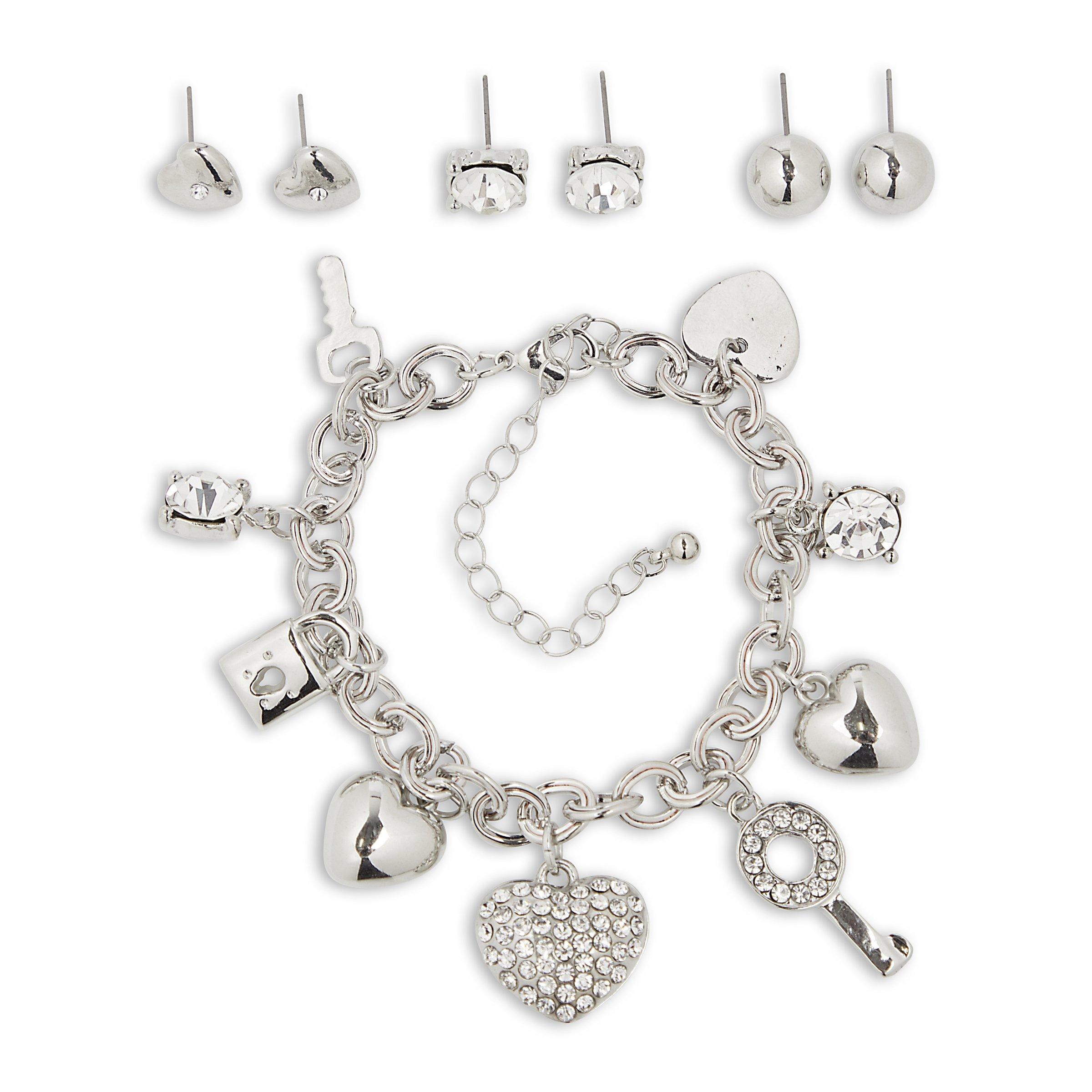 Silver Bangle Charm Pack (3057765) Truworths