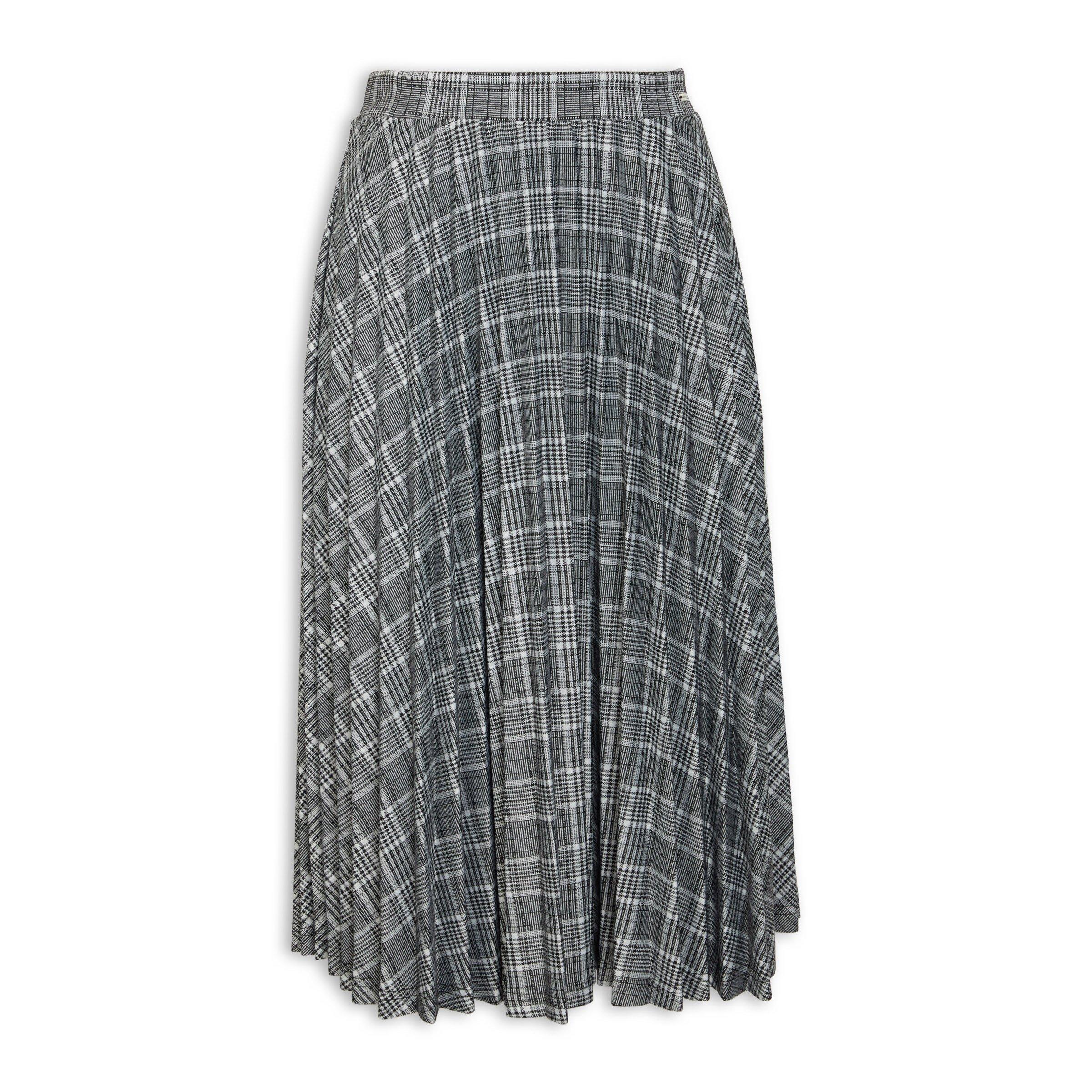 Plaid pleated hotsell skirt 30