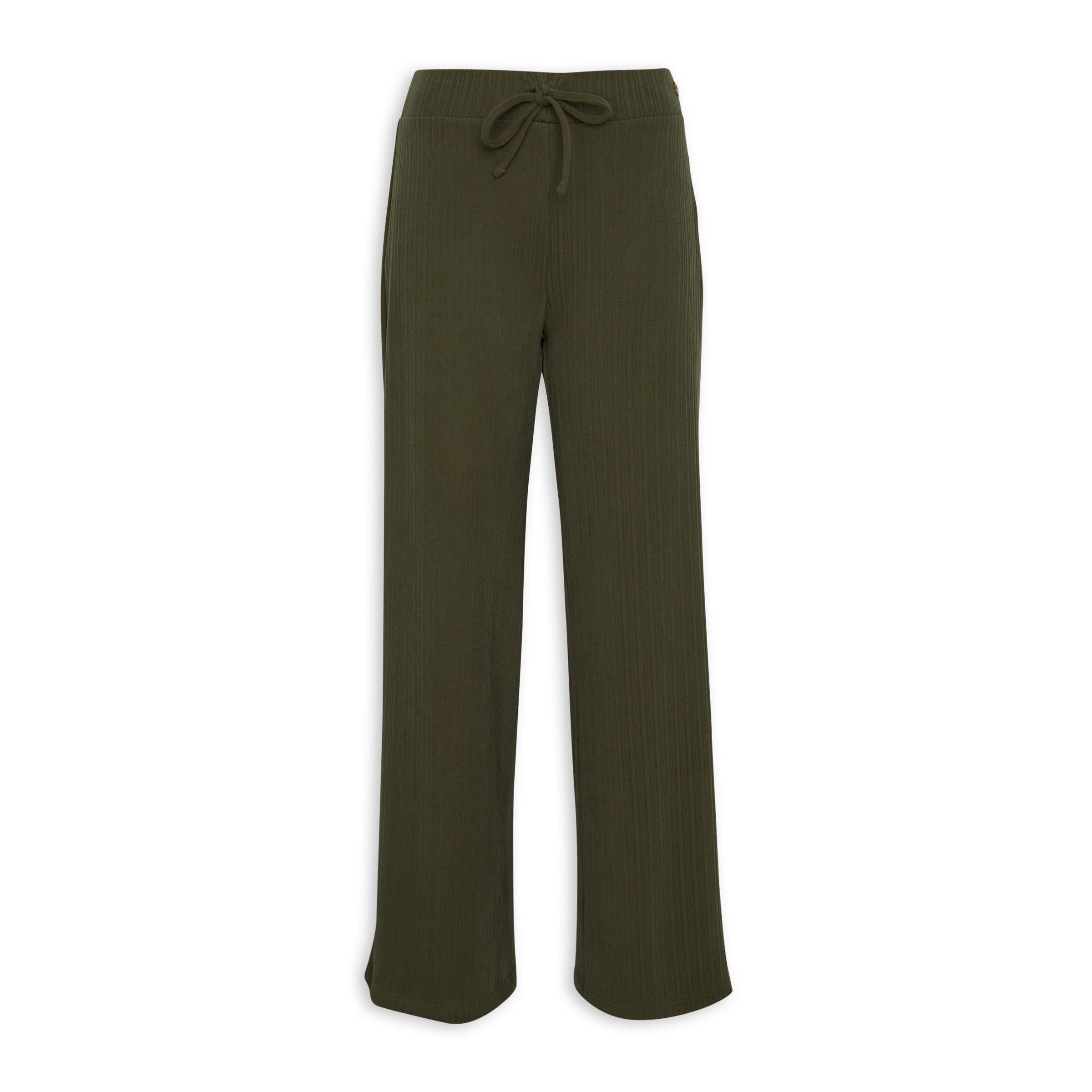 Green Wide Leg Pants (3061137)