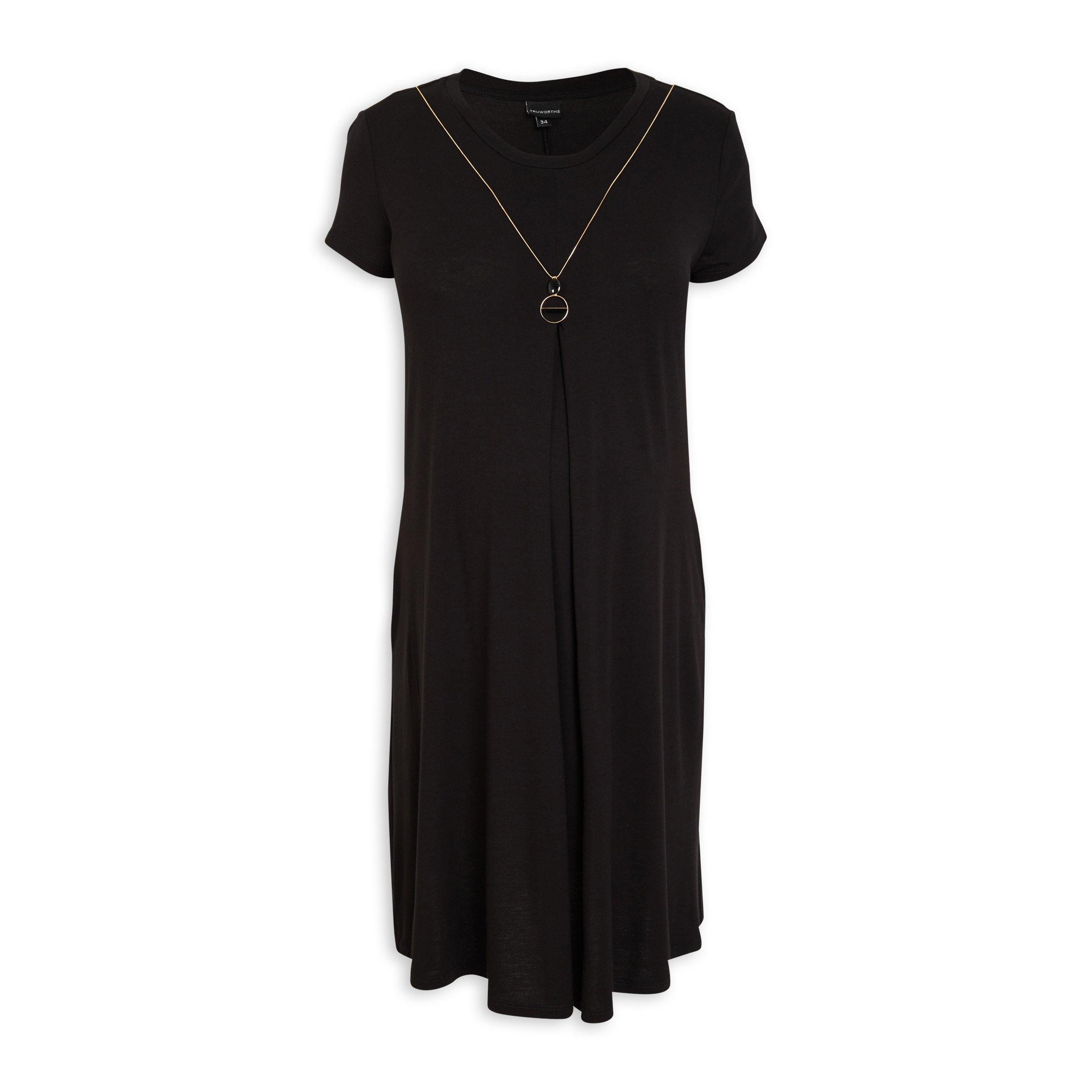 Black Maternity Dress With Necklace 3066211 Truworths