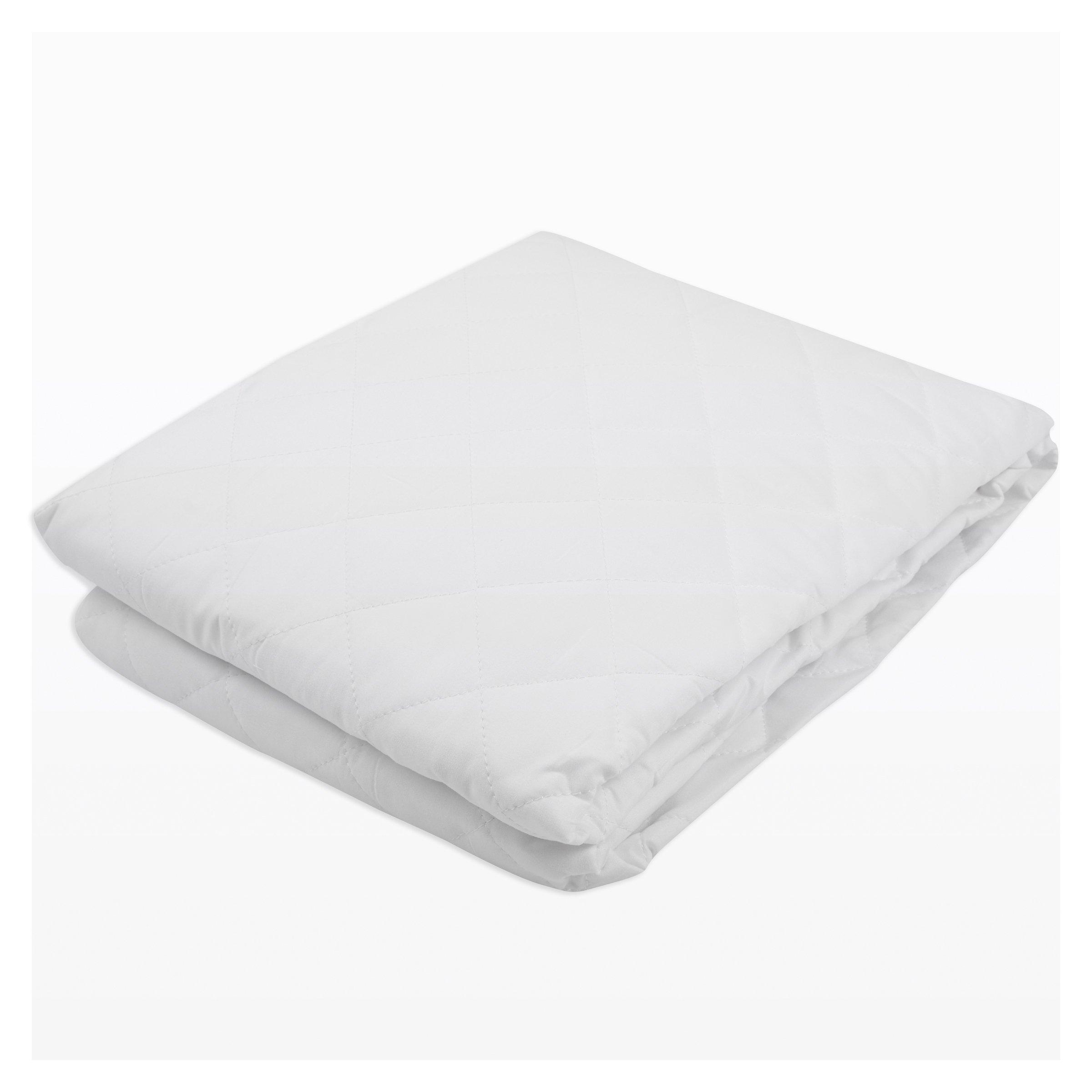 White Quilted Mattress Protector