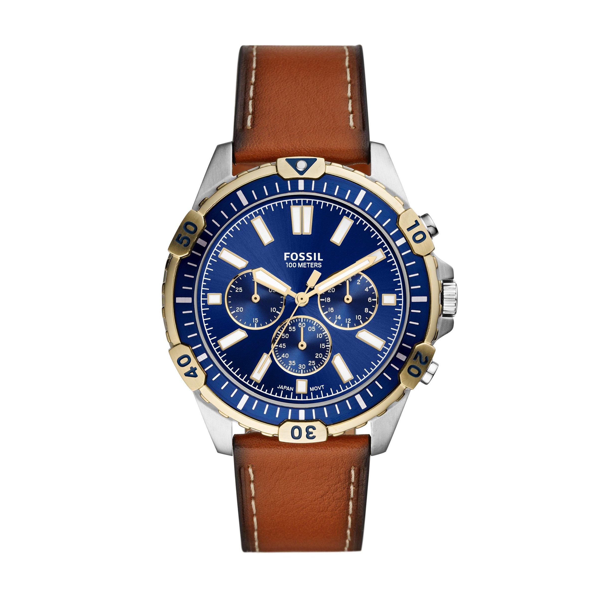 Fossil Brown Garrett Leather Watch (3066746) Truworths.co.za