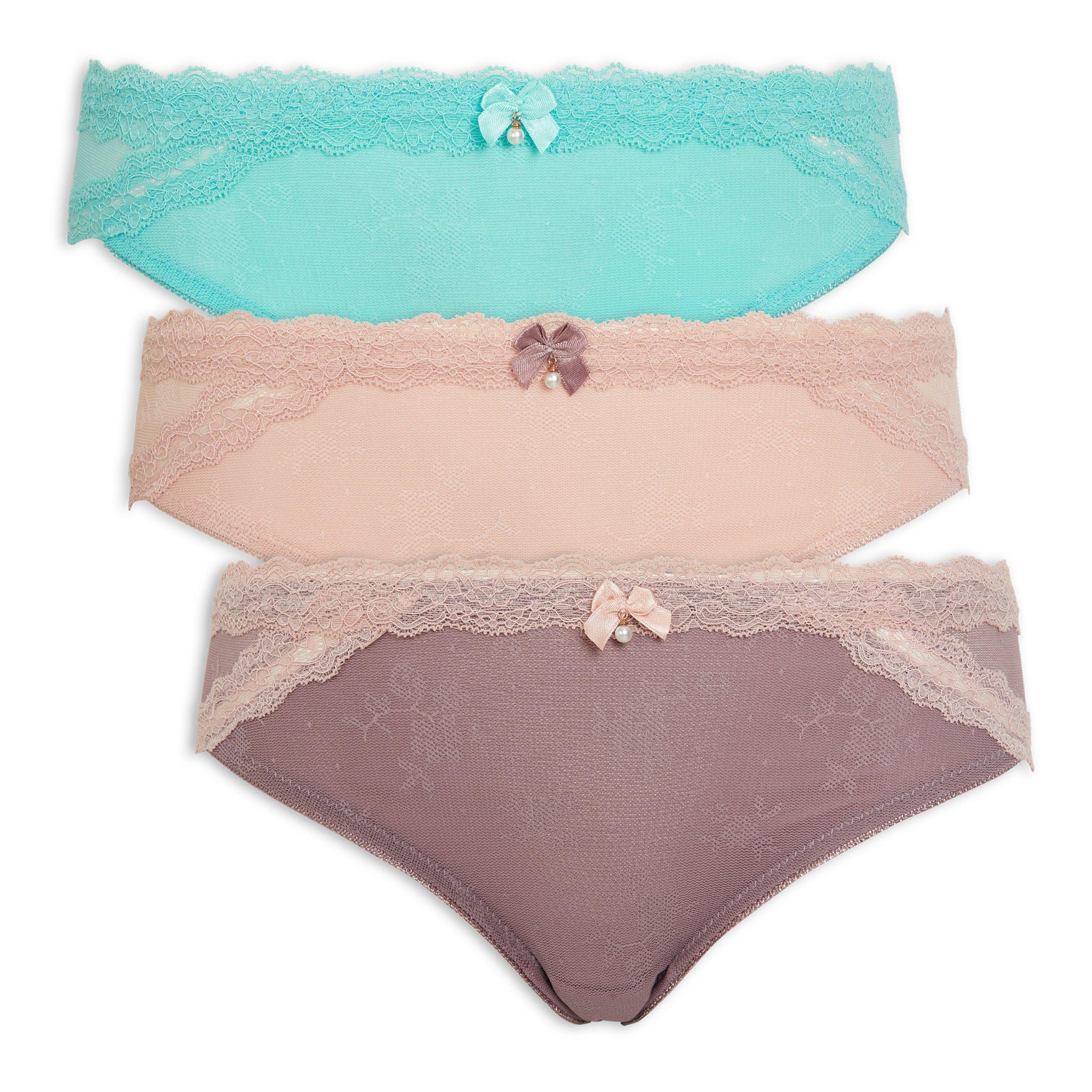 3 Pack Bikini Panties 3071859 Truworths