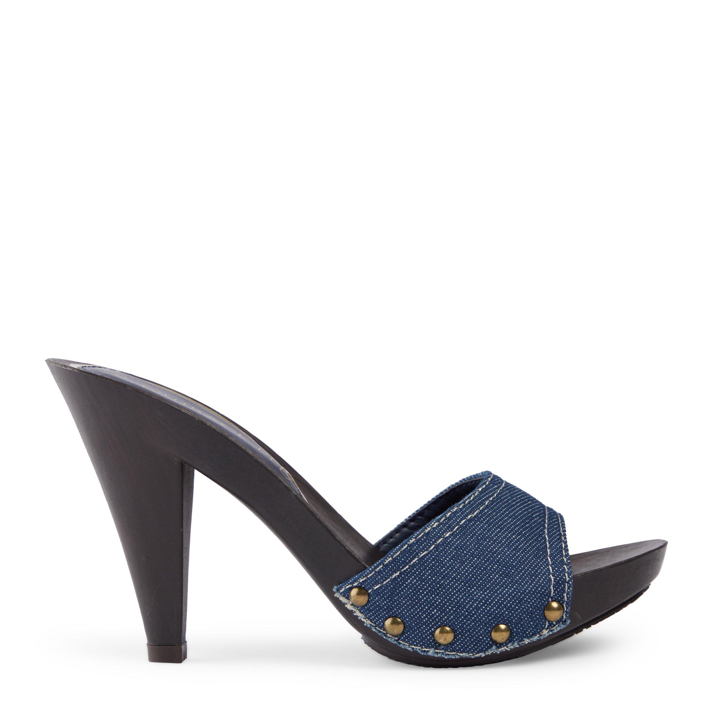 Denim Heeled Mule (3072041) OUTBACK RED