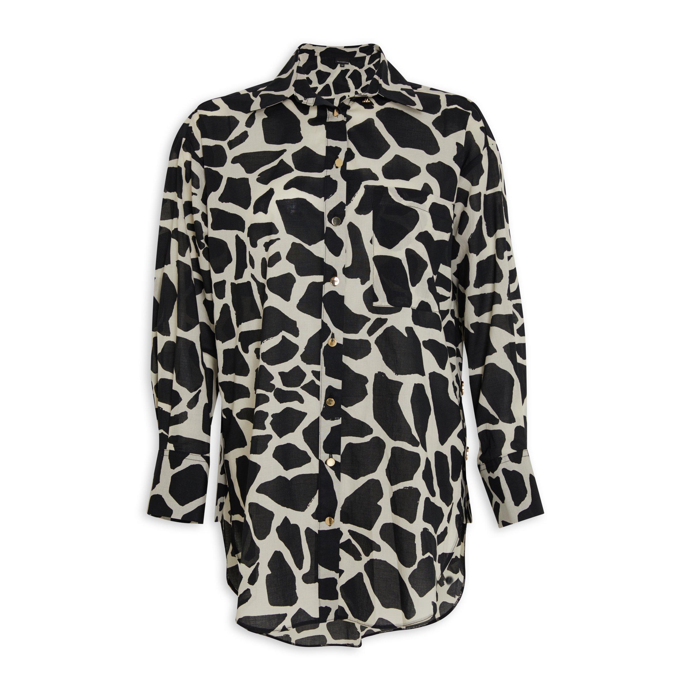 ZW COLLECTION ANIMAL PRINT SHIRT - Leopard