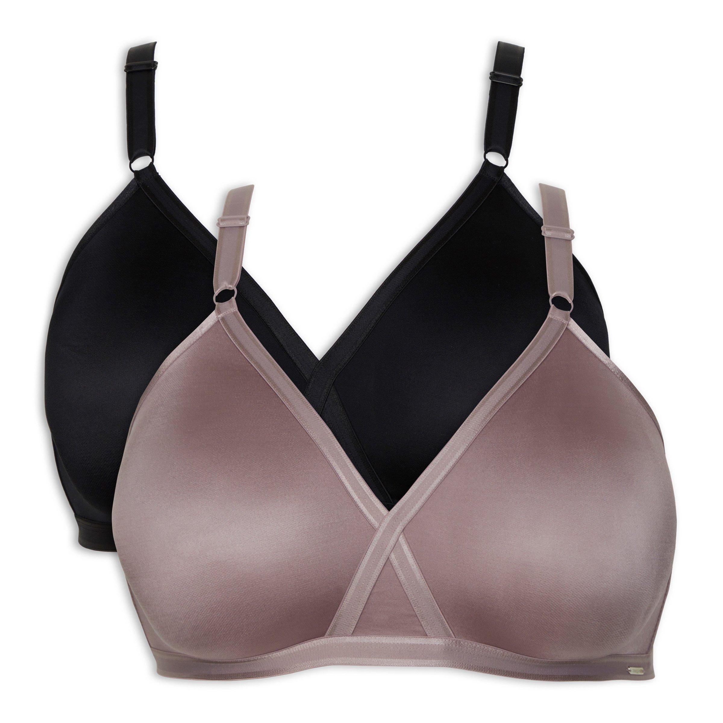 2-pack Smooth Crossover Bras