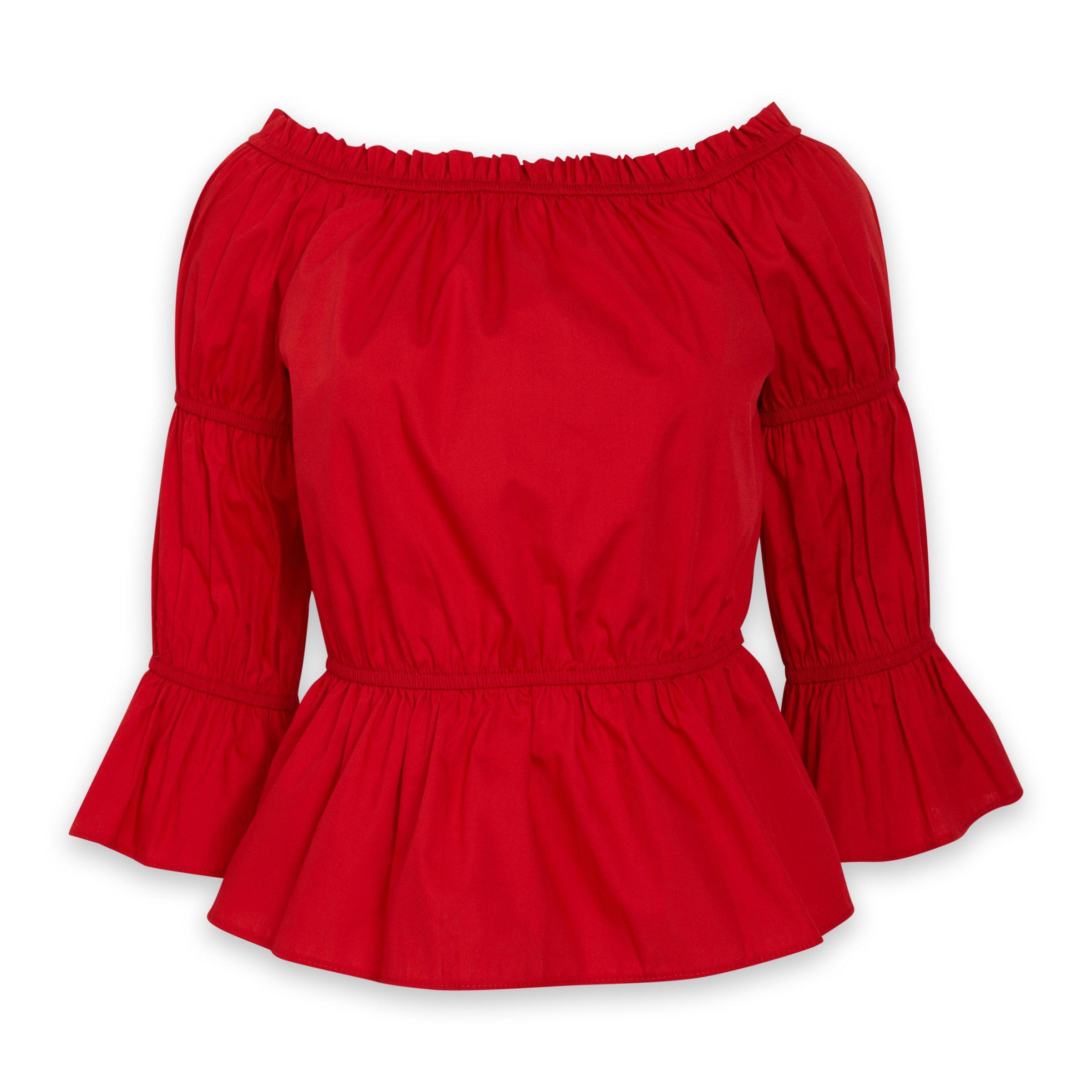 Buy ITI Red Womens Red Off Shoulder Top