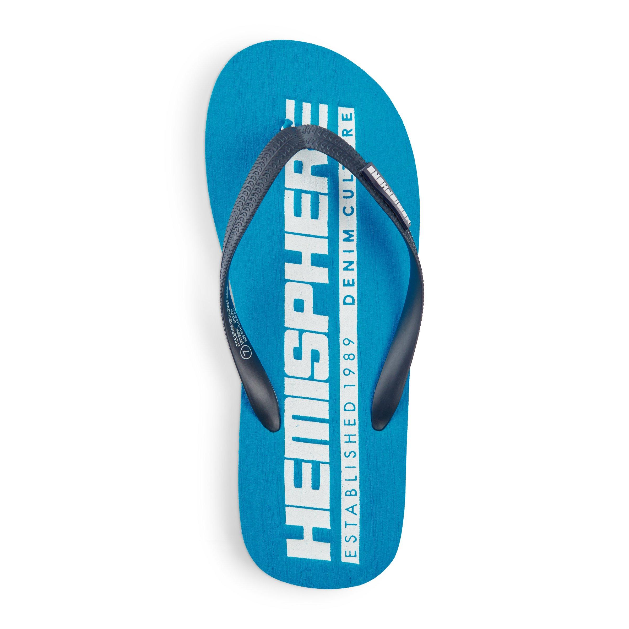Turquoise Branded Flip Flops (3074860) Hemisphere