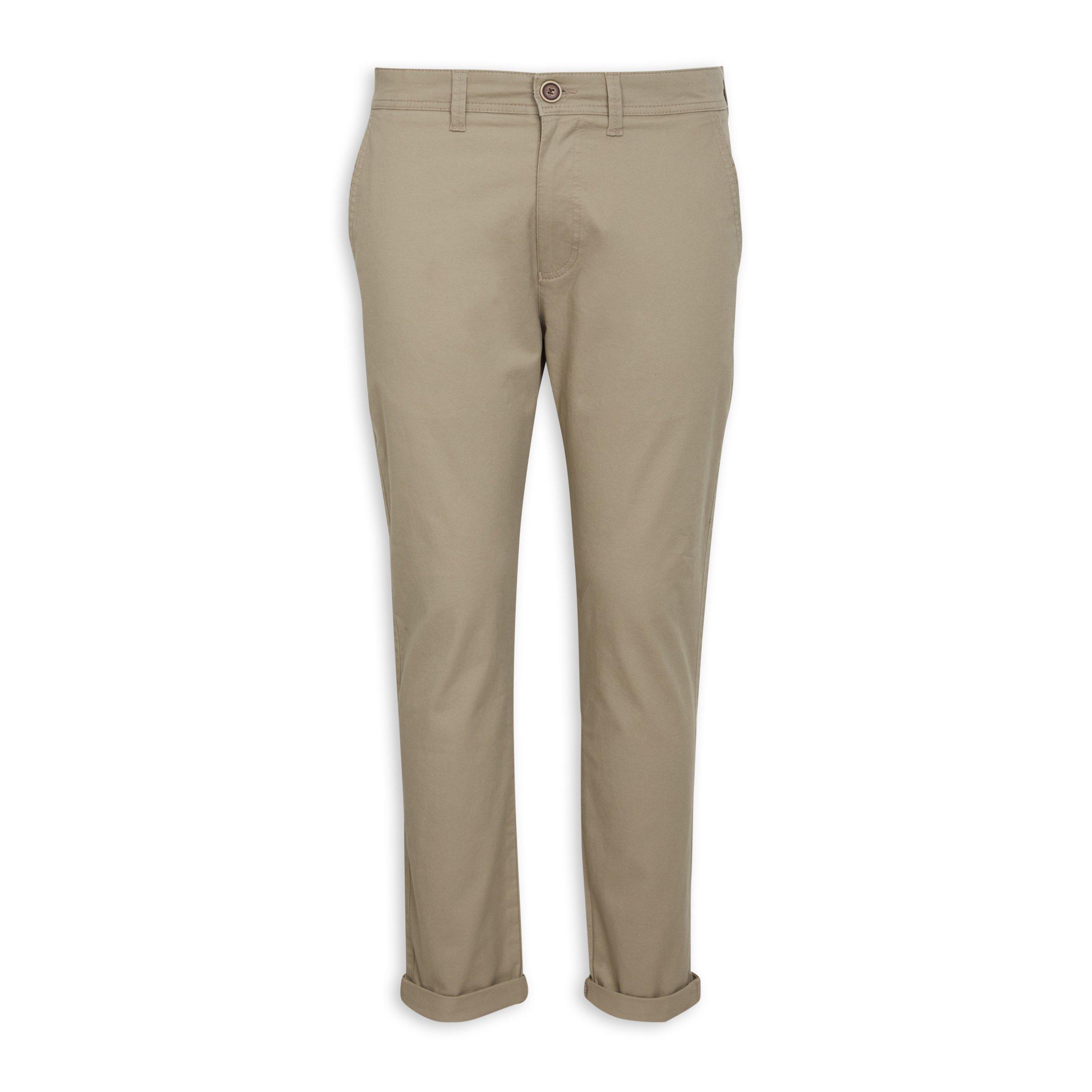 Stone Tapered Chino (3075695) Truworths Man