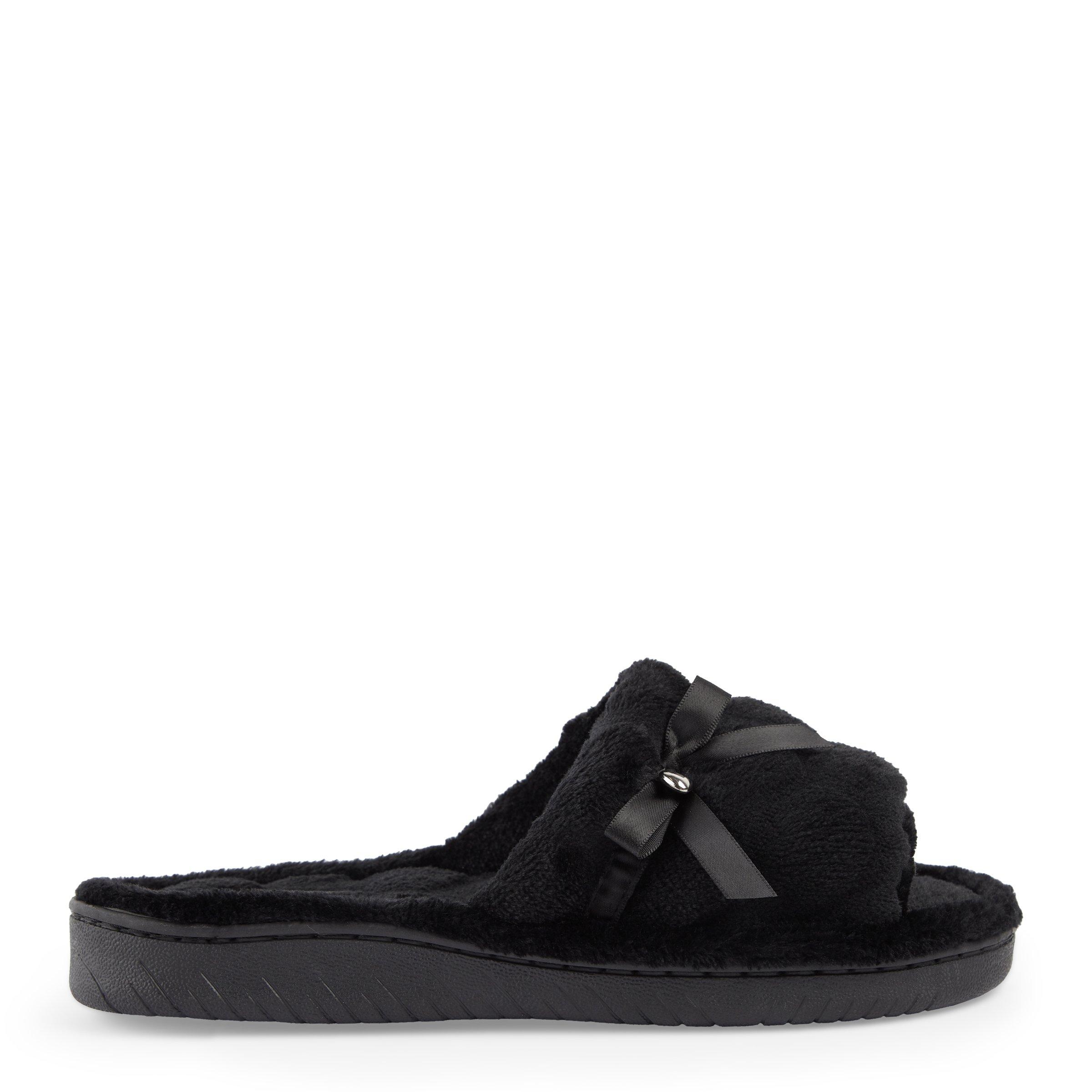 Black Open Toe Slippers (3075754) Identity