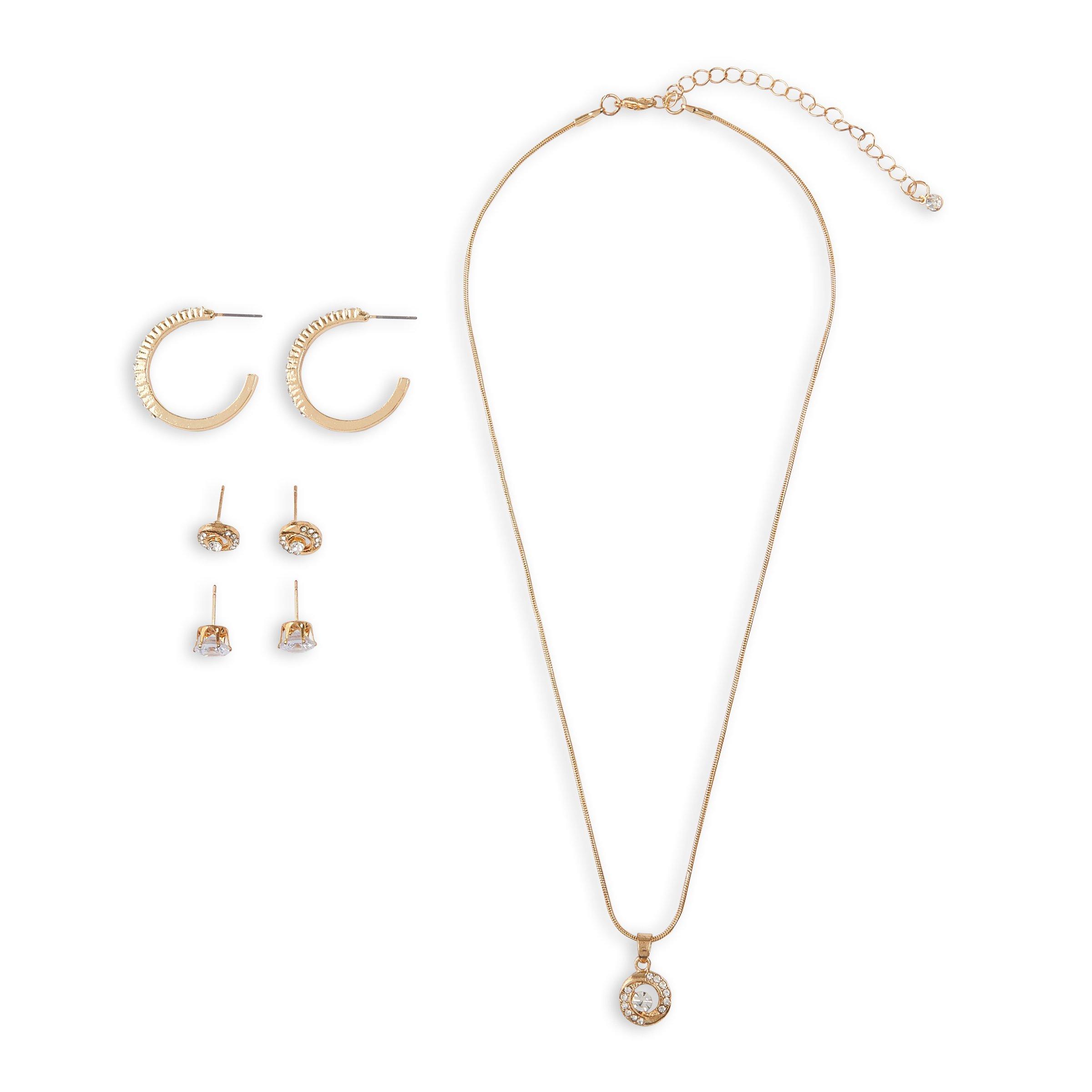 Gold Necklace And Earrings Set 3077846 Truworths 4493