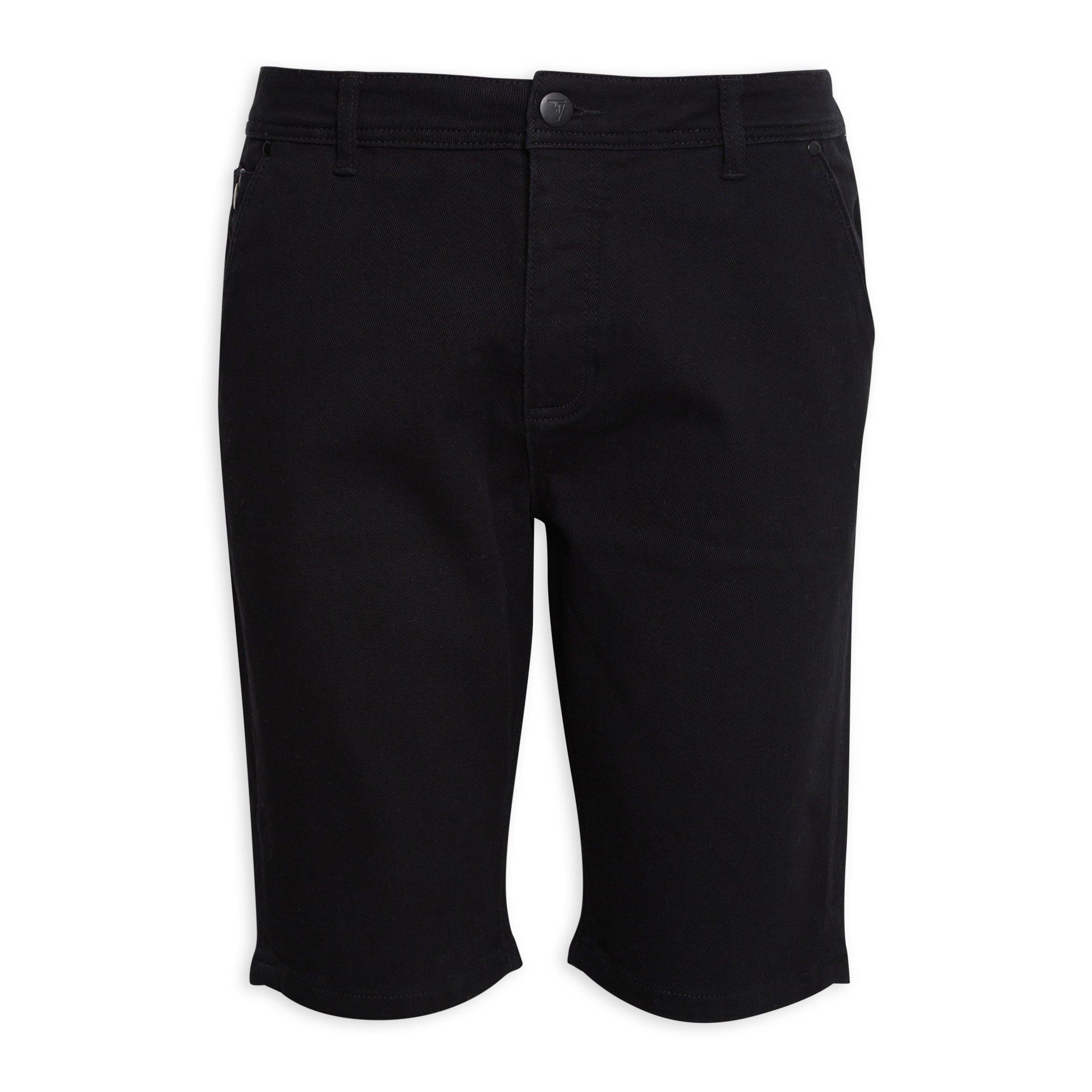 Black Denim Short (3078545) Truworths Man
