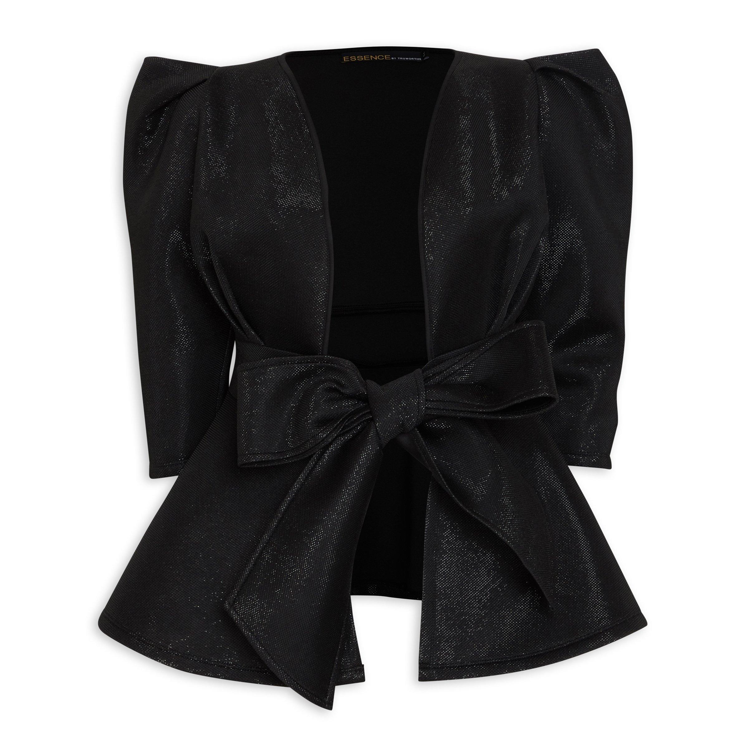 Black Peplum Jacket (3079154) Essence