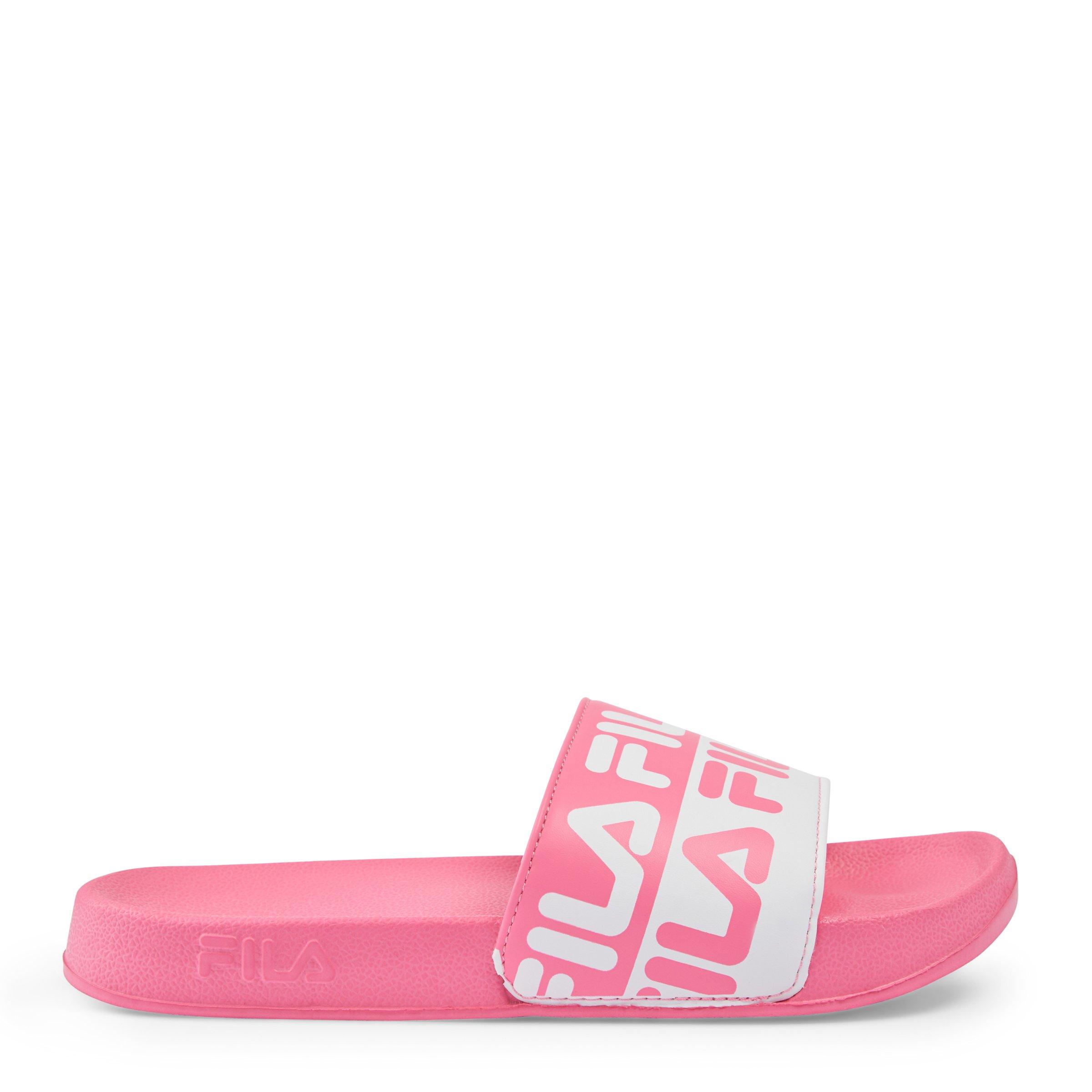 Pink fila clearance slides