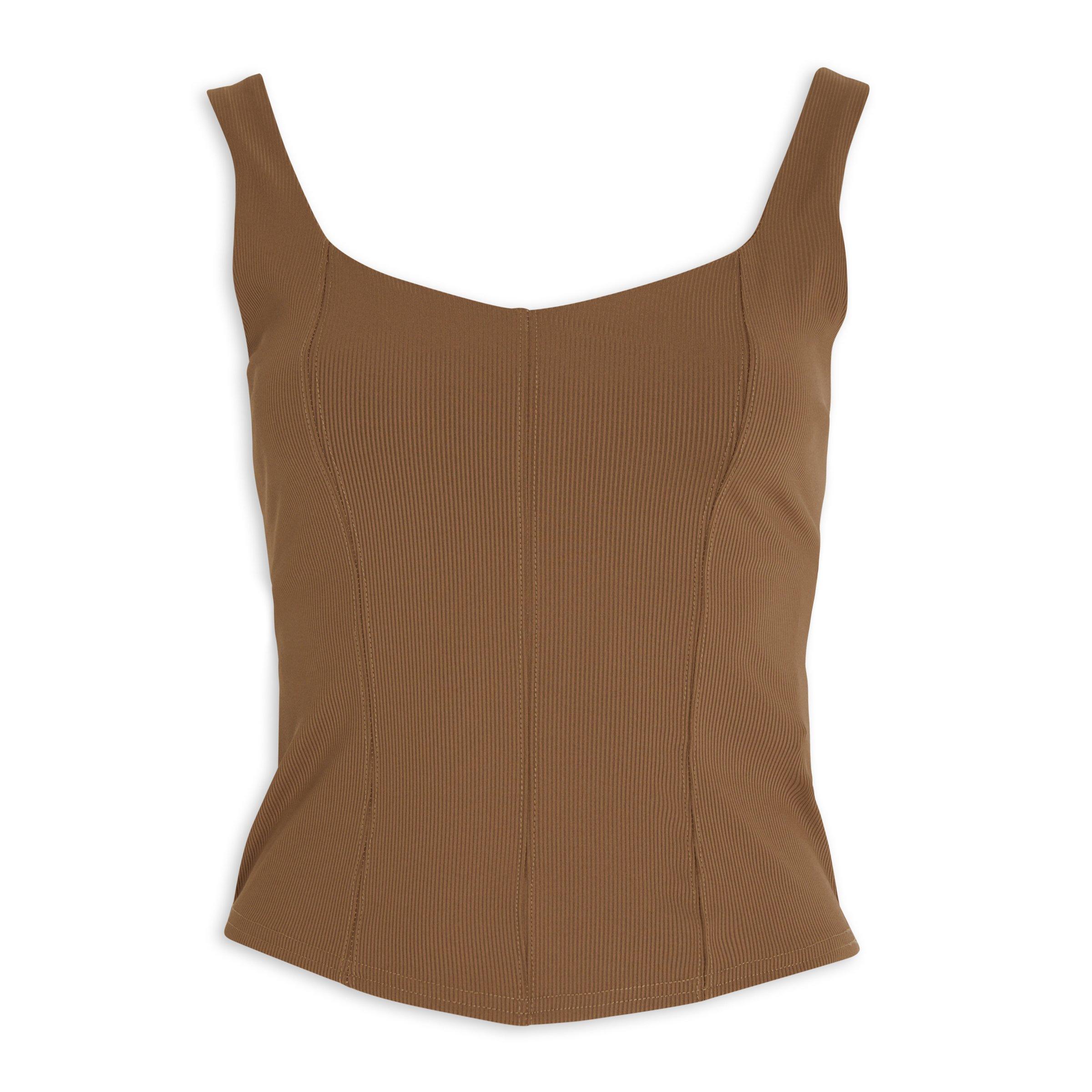 Tan Corset Top (3080655) Identity